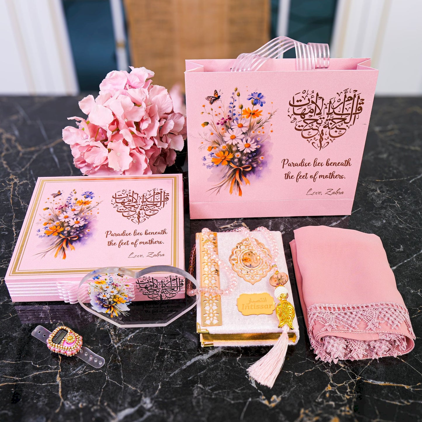 Personalized Happy Mother's Day Gift Set, Gift for Mom, Gift for Her - Islamic Elite Favors is a handmade gift shop offering a wide variety of unique and personalized gifts for all occasions. Whether you're looking for the perfect Ramadan, Eid, Hajj, wedding gift or something special for a birthday, baby shower or anniversary, we have something for everyone. High quality, made with love.