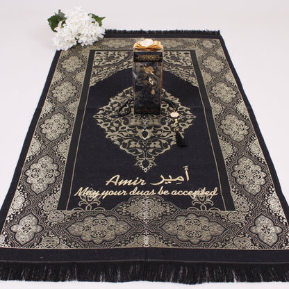 Personalized Travel Prayer Mat Tasbeeh Islamic Muslim Gift Set - Islamic Elite Favors is a handmade gift shop offering a wide variety of unique and personalized gifts for all occasions. Whether you're looking for the perfect Ramadan, Eid, Hajj, wedding gift or something special for a birthday, baby shower or anniversary, we have something for everyone. High quality, made with love.
