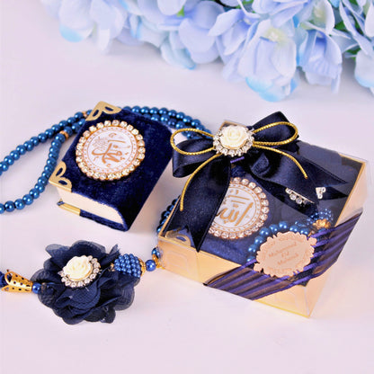 Personalized Mini Quran with Rhinestones Prayer Beads Wedding Favor - Islamic Elite Favors is a handmade gift shop offering a wide variety of unique and personalized gifts for all occasions. Whether you're looking for the perfect Ramadan, Eid, Hajj, wedding gift or something special for a birthday, baby shower or anniversary, we have something for everyone. High quality, made with love.