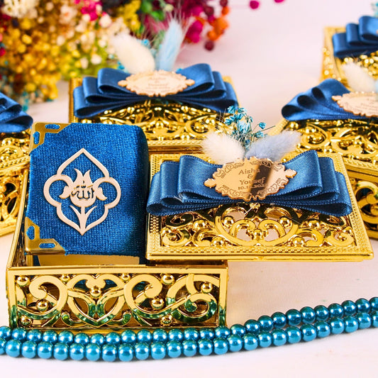 Personalized Luxury Mini Quran Tasbeeh with Dried Flower Wedding Favor - Islamic Elite Favors is a handmade gift shop offering a wide variety of unique and personalized gifts for all occasions. Whether you're looking for the perfect Ramadan, Eid, Hajj, wedding gift or something special for a birthday, baby shower or anniversary, we have something for everyone. High quality, made with love.