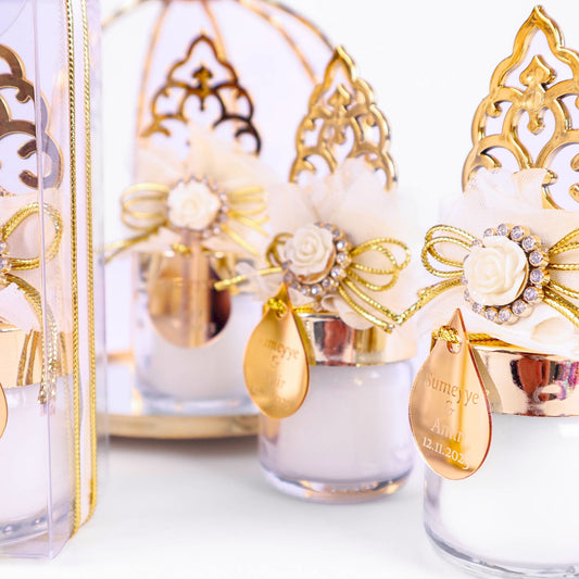 Personalized Wedding Favor Glass Candle Holder Drop Theme Flowered - Islamic Elite Favors is a handmade gift shop offering a wide variety of unique and personalized gifts for all occasions. Whether you're looking for the perfect Ramadan, Eid, Hajj, wedding gift or something special for a birthday, baby shower or anniversary, we have something for everyone. High quality, made with love.