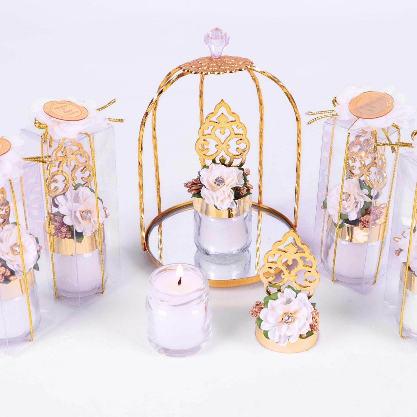 Personalized Wedding Favor Glass Candle Holder Rose with Plexi Theme - Islamic Elite Favors is a handmade gift shop offering a wide variety of unique and personalized gifts for all occasions. Whether you're looking for the perfect Ramadan, Eid, Hajj, wedding gift or something special for a birthday, baby shower or anniversary, we have something for everyone. High quality, made with love.
