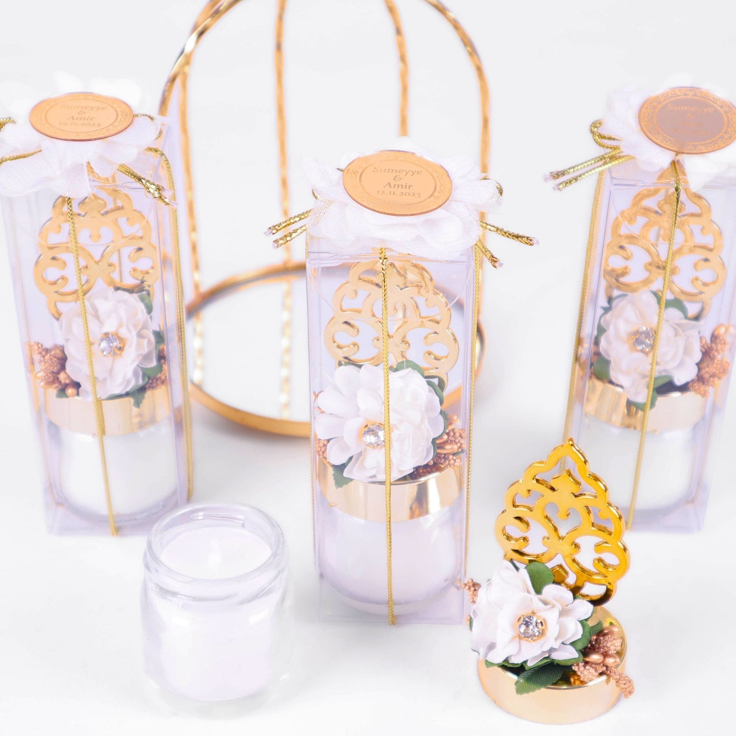 Personalized Wedding Favor Glass Candle Holder Rose with Plexi Theme - Islamic Elite Favors is a handmade gift shop offering a wide variety of unique and personalized gifts for all occasions. Whether you're looking for the perfect Ramadan, Eid, Hajj, wedding gift or something special for a birthday, baby shower or anniversary, we have something for everyone. High quality, made with love.