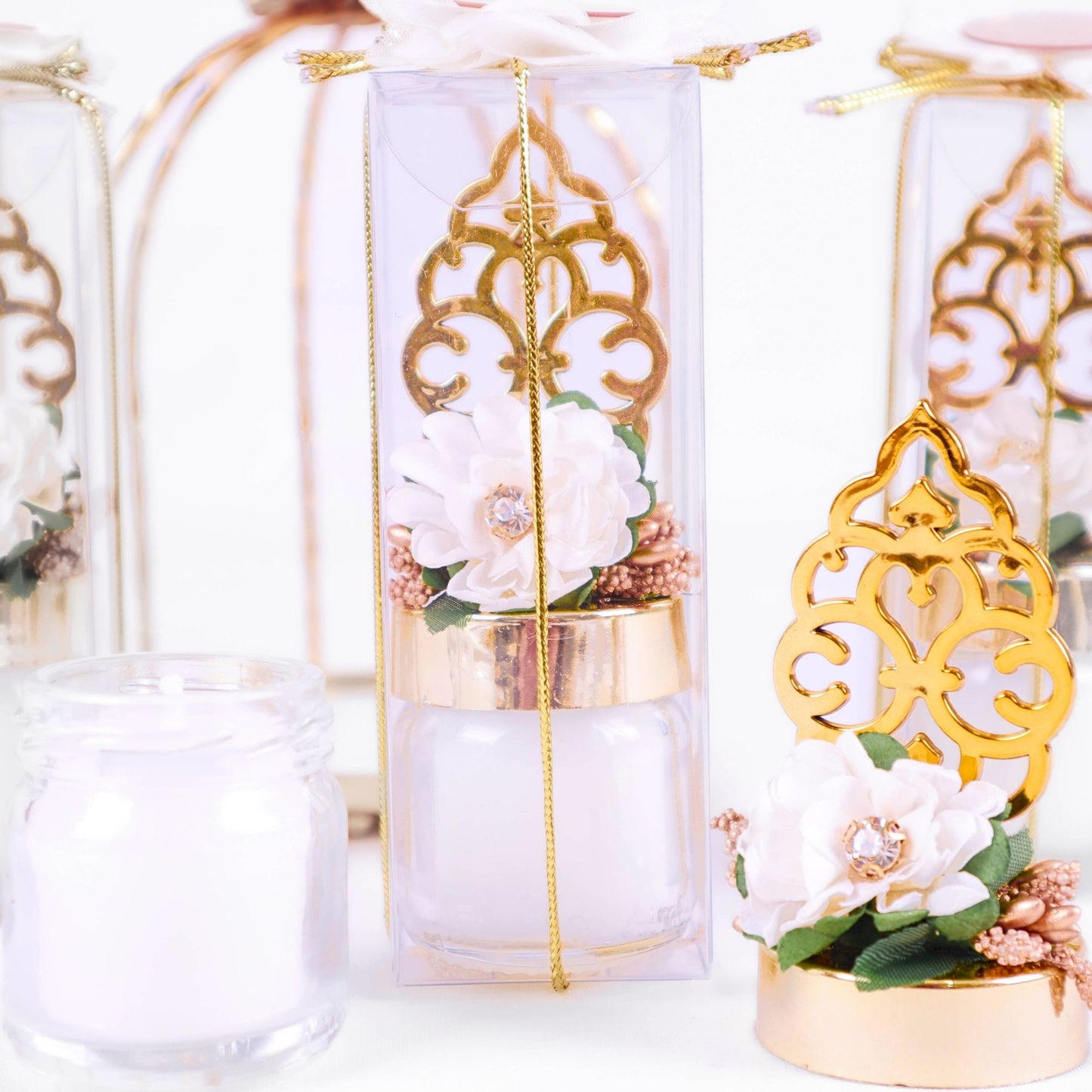 Personalized Wedding Favor Glass Candle Holder Rose with Plexi Theme - Islamic Elite Favors is a handmade gift shop offering a wide variety of unique and personalized gifts for all occasions. Whether you're looking for the perfect Ramadan, Eid, Hajj, wedding gift or something special for a birthday, baby shower or anniversary, we have something for everyone. High quality, made with love.