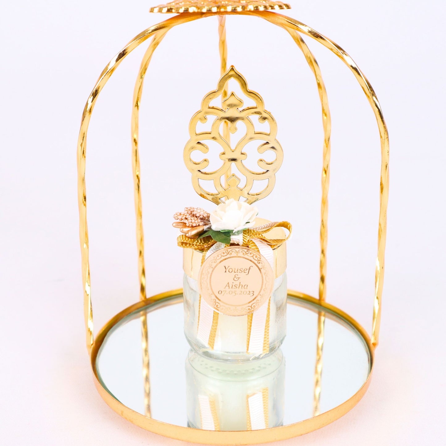 Personalized Wedding Favor Glass Candle Holder Rose Theme Flowered - Islamic Elite Favors is a handmade gift shop offering a wide variety of unique and personalized gifts for all occasions. Whether you're looking for the perfect Ramadan, Eid, Hajj, wedding gift or something special for a birthday, baby shower or anniversary, we have something for everyone. High quality, made with love.