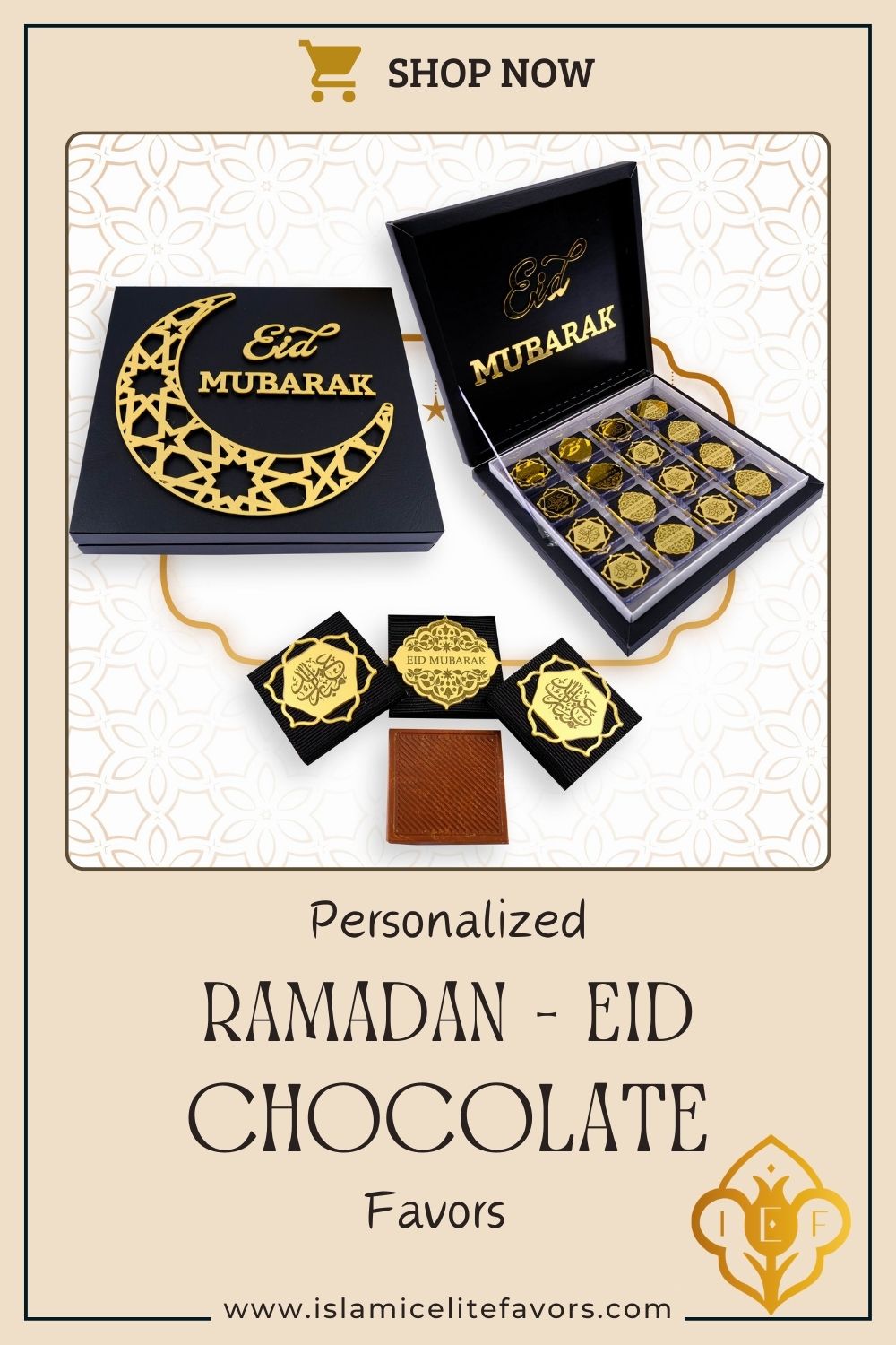 Eid Mubarak Chocolate Box, Ramadan Kareem Ramadan Mubarak Eid al-Adha Chocolate Gift Favors for Guests - Islamic Elite Favors is a handmade gift shop offering a wide variety of unique and personalized gifts for all occasions. Whether you're looking for the perfect Ramadan, Eid, Hajj, wedding gift or something special for a birthday, baby shower or anniversary, we have something for everyone. High quality, made with love.