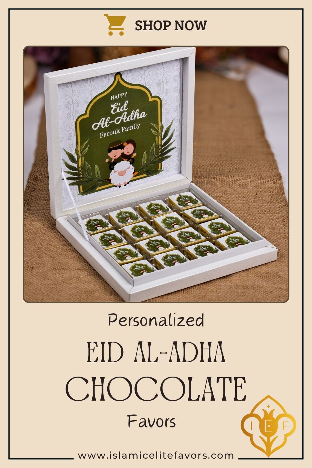 Eid Al Adha Custom Chocolate Favors, Eid Mubarak Favors, Hajj Mubarak, Umrah Mubarak, Eid Gifts for Guests, Halal Chocolate, Eid Chocolate - Islamic Elite Favors is a handmade gift shop offering a wide variety of unique and personalized gifts for all occasions. Whether you're looking for the perfect Ramadan, Eid, Hajj, wedding gift or something special for a birthday, baby shower or anniversary, we have something for everyone. High quality, made with love.