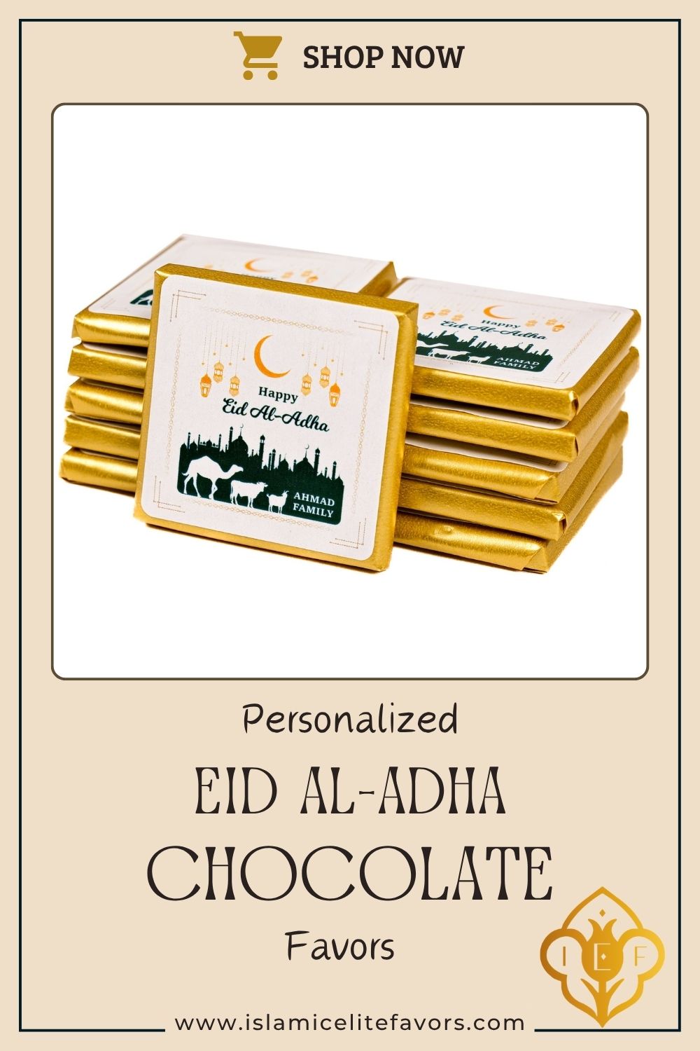 Eid Al Adha Custom Chocolate Favors, Eid Mubarak Favors, Hajj Mubarak, Umrah Mubarak, Eid Gifts for Guests, Halal Chocolate, Eid Chocolate - Islamic Elite Favors is a handmade gift shop offering a wide variety of unique and personalized gifts for all occasions. Whether you're looking for the perfect Ramadan, Eid, Hajj, wedding gift or something special for a birthday, baby shower or anniversary, we have something for everyone. High quality, made with love.
