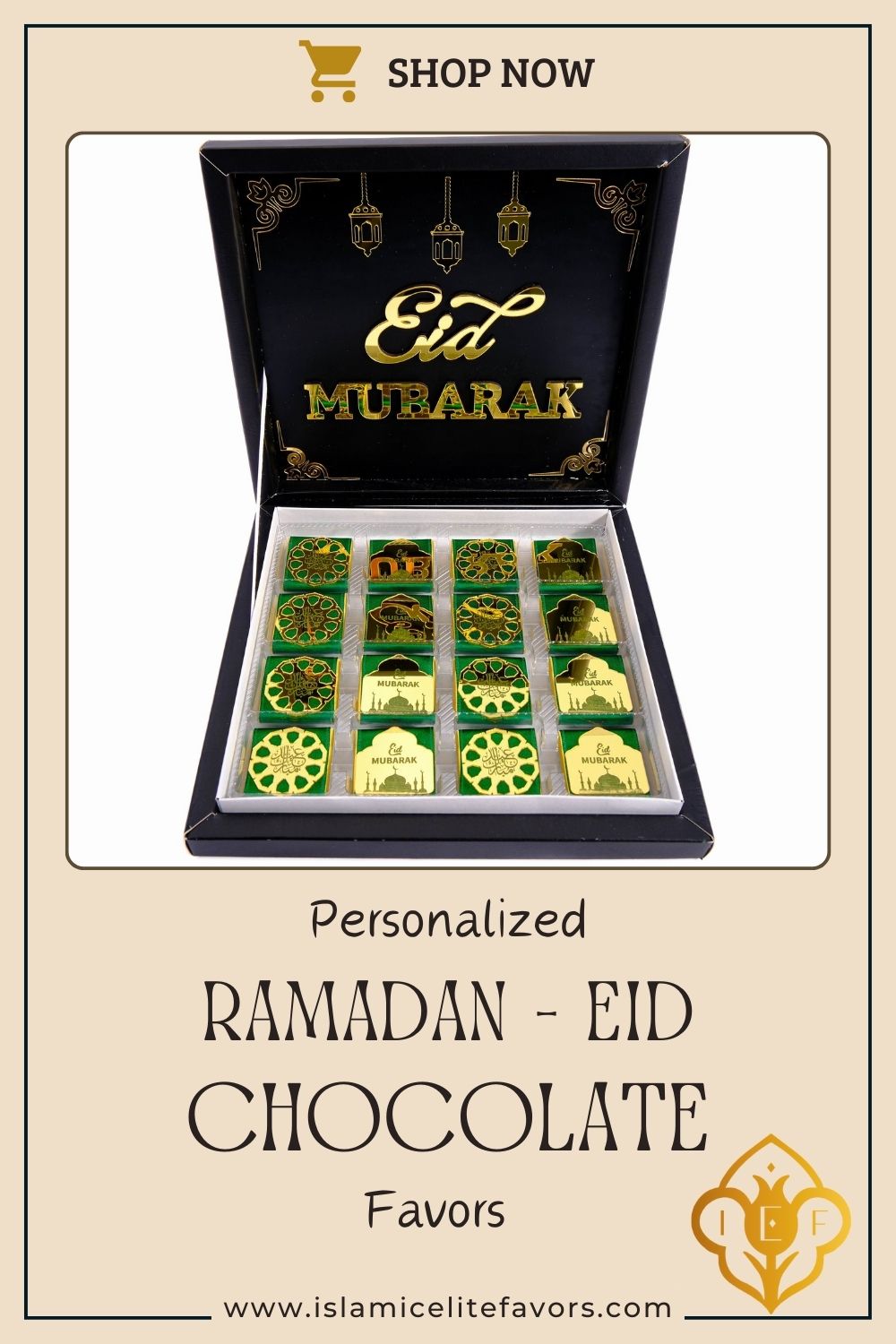 Eid Mubarak Chocolate Box, Ramadan Kareem Ramadan Mubarak Eid al-Adha Chocolate Gift Favors for Guests - Islamic Elite Favors is a handmade gift shop offering a wide variety of unique and personalized gifts for all occasions. Whether you're looking for the perfect Ramadan, Eid, Hajj, wedding gift or something special for a birthday, baby shower or anniversary, we have something for everyone. High quality, made with love.