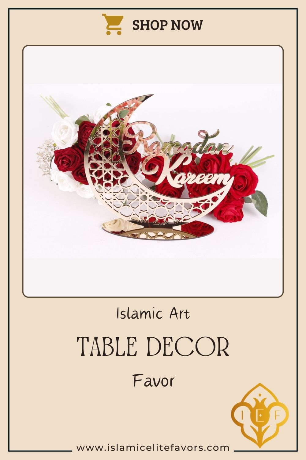 Ramadan Eid Table Décor Favors Tabletop Sign with Stand Islamic Gifts - Islamic Elite Favors is a handmade gift shop offering a wide variety of unique and personalized gifts for all occasions. Whether you're looking for the perfect Ramadan, Eid, Hajj, wedding gift or something special for a birthday, baby shower or anniversary, we have something for everyone. High quality, made with love.