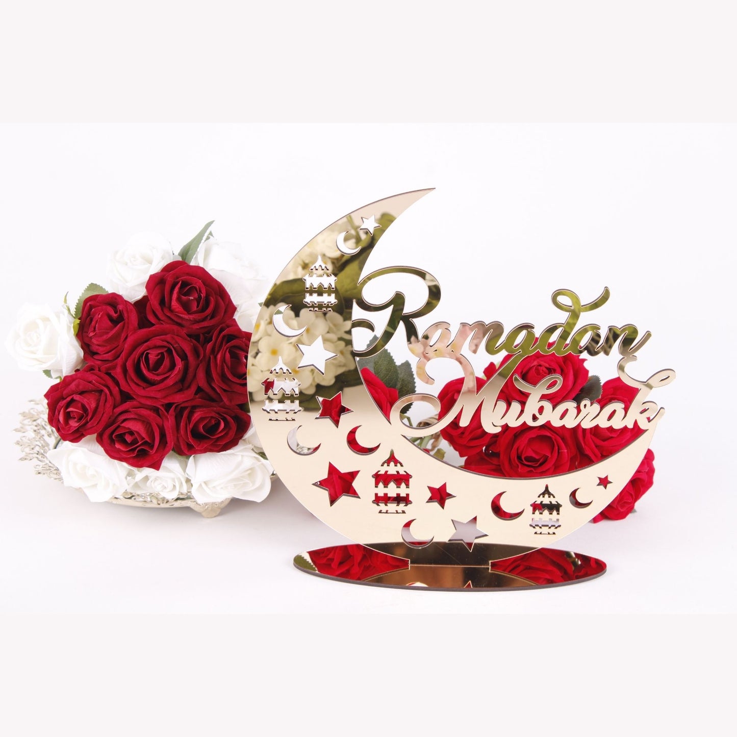 Ramadan Eid Table Décor Favors Tabletop Sign with Stand Islamic Gifts - Islamic Elite Favors is a handmade gift shop offering a wide variety of unique and personalized gifts for all occasions. Whether you're looking for the perfect Ramadan, Eid, Hajj, wedding gift or something special for a birthday, baby shower or anniversary, we have something for everyone. High quality, made with love.