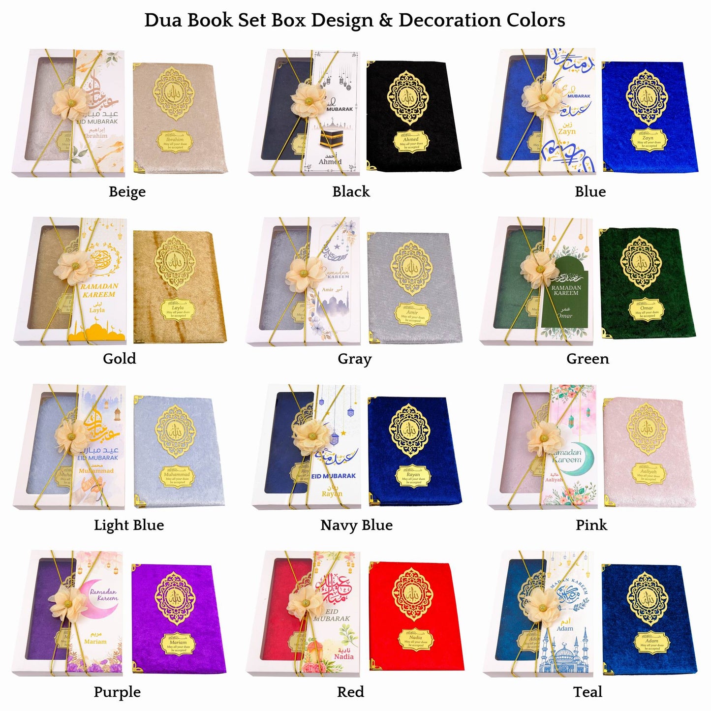 Personalized Velvet Dua Book Bookmark Tasbeeh Gift Set, Ramadan Eid Birthday Wedding Muslim Favors - Islamic Elite Favors is a handmade gift shop offering a wide variety of unique and personalized gifts for all occasions. Whether you're looking for the perfect Ramadan, Eid, Hajj, wedding gift or something special for a birthday, baby shower or anniversary, we have something for everyone. High quality, made with love.