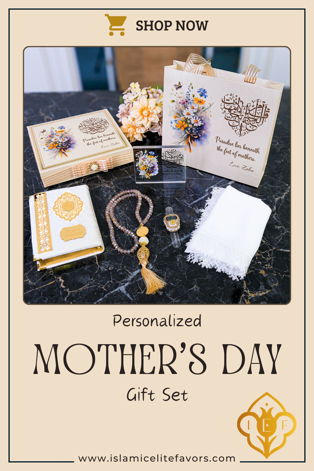 Personalized Happy Mother's Day Gift Set, Gift for Mom, Gift for Her - Islamic Elite Favors is a handmade gift shop offering a wide variety of unique and personalized gifts for all occasions. Whether you're looking for the perfect Ramadan, Eid, Hajj, wedding gift or something special for a birthday, baby shower or anniversary, we have something for everyone. High quality, made with love.