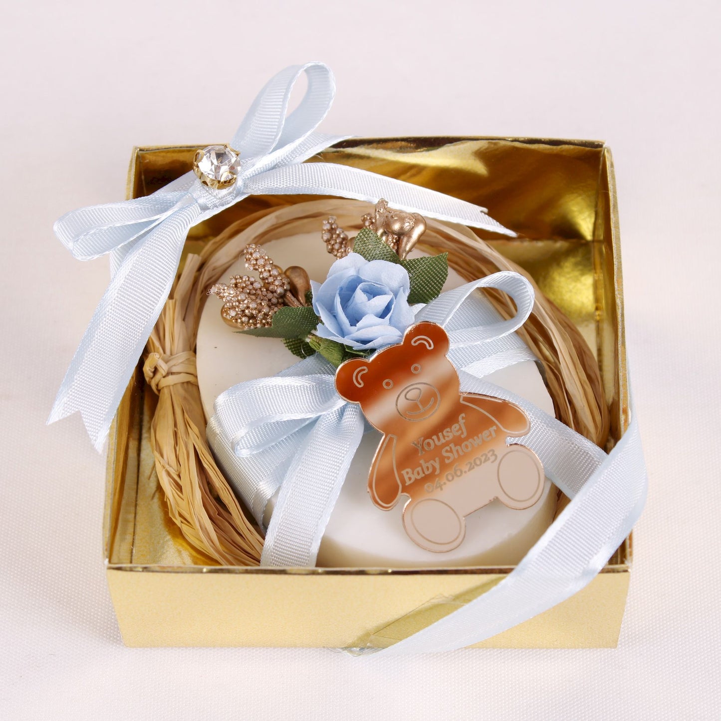 Personalized Soap Baby Shower Favors Wedding Bridal Shower Gifts - Islamic Elite Favors is a handmade gift shop offering a wide variety of unique and personalized gifts for all occasions. Whether you're looking for the perfect Ramadan, Eid, Hajj, wedding gift or something special for a birthday, baby shower or anniversary, we have something for everyone. High quality, made with love.