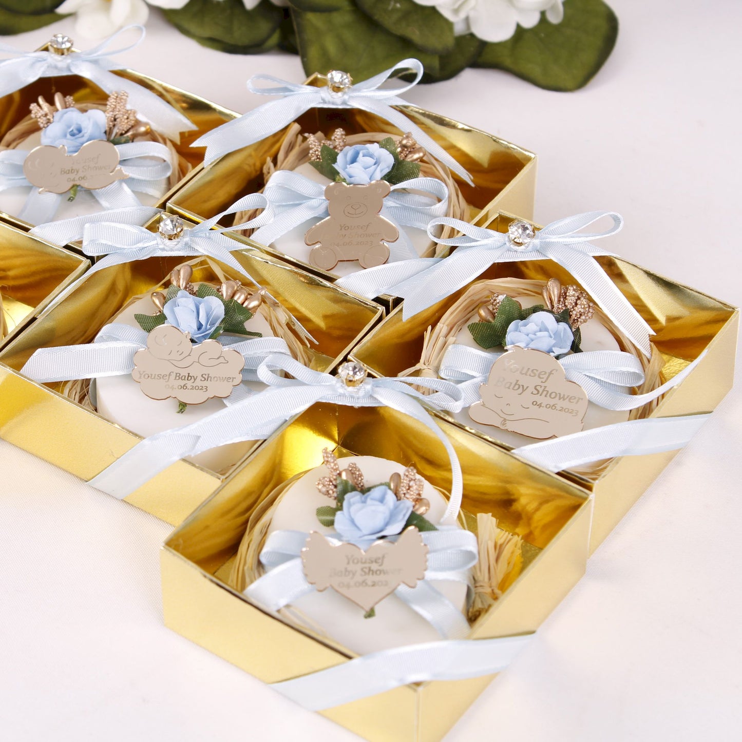 Personalized Soap Baby Shower Favors Wedding Bridal Shower Gifts - Islamic Elite Favors is a handmade gift shop offering a wide variety of unique and personalized gifts for all occasions. Whether you're looking for the perfect Ramadan, Eid, Hajj, wedding gift or something special for a birthday, baby shower or anniversary, we have something for everyone. High quality, made with love.
