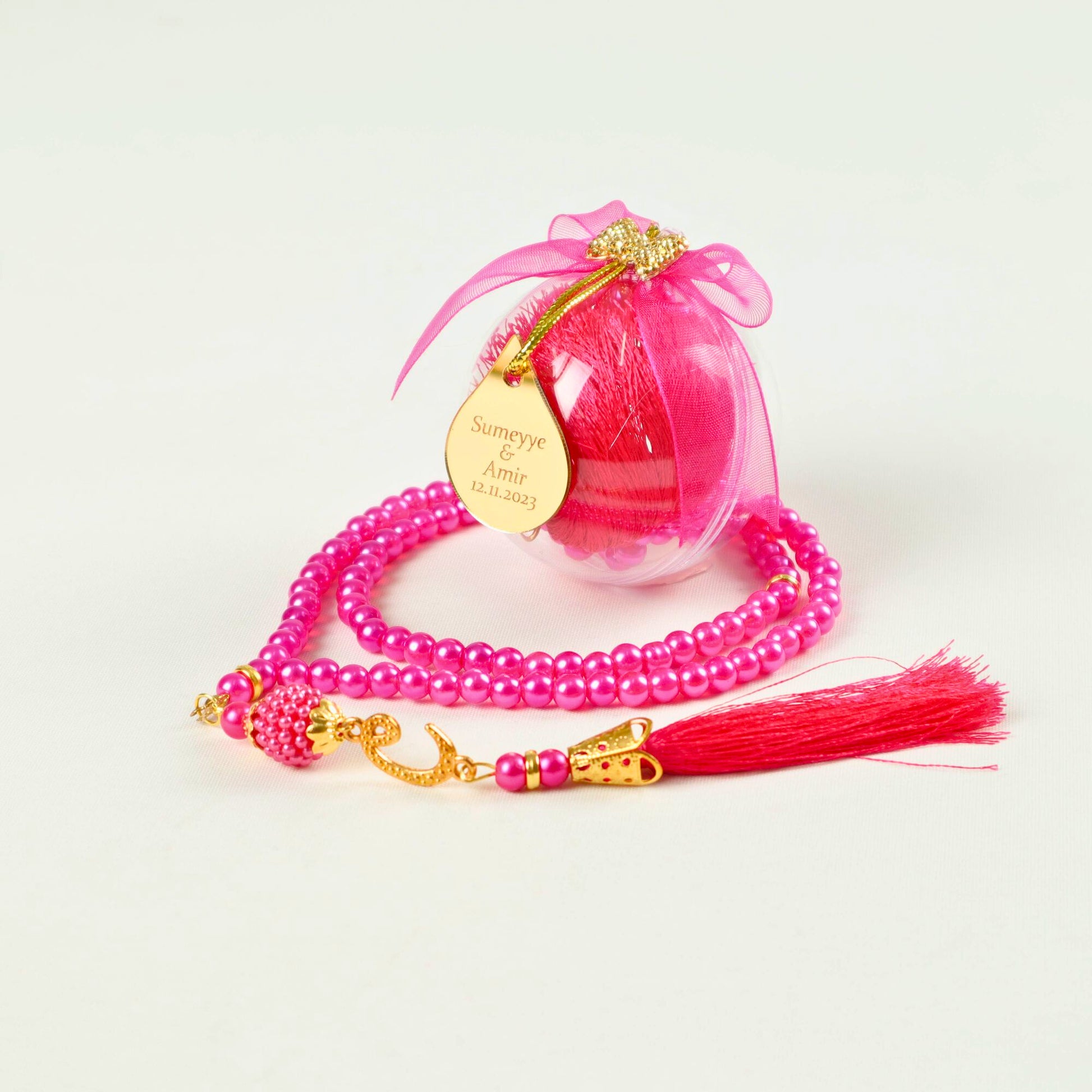 Personalized Pearl Prayer Beads Muslim Wedding Baby Shower Ramadan Gift - Islamic Elite Favors is a handmade gift shop offering a wide variety of unique and personalized gifts for all occasions. Whether you're looking for the perfect Ramadan, Eid, Hajj, wedding gift or something special for a birthday, baby shower or anniversary, we have something for everyone. High quality, made with love.