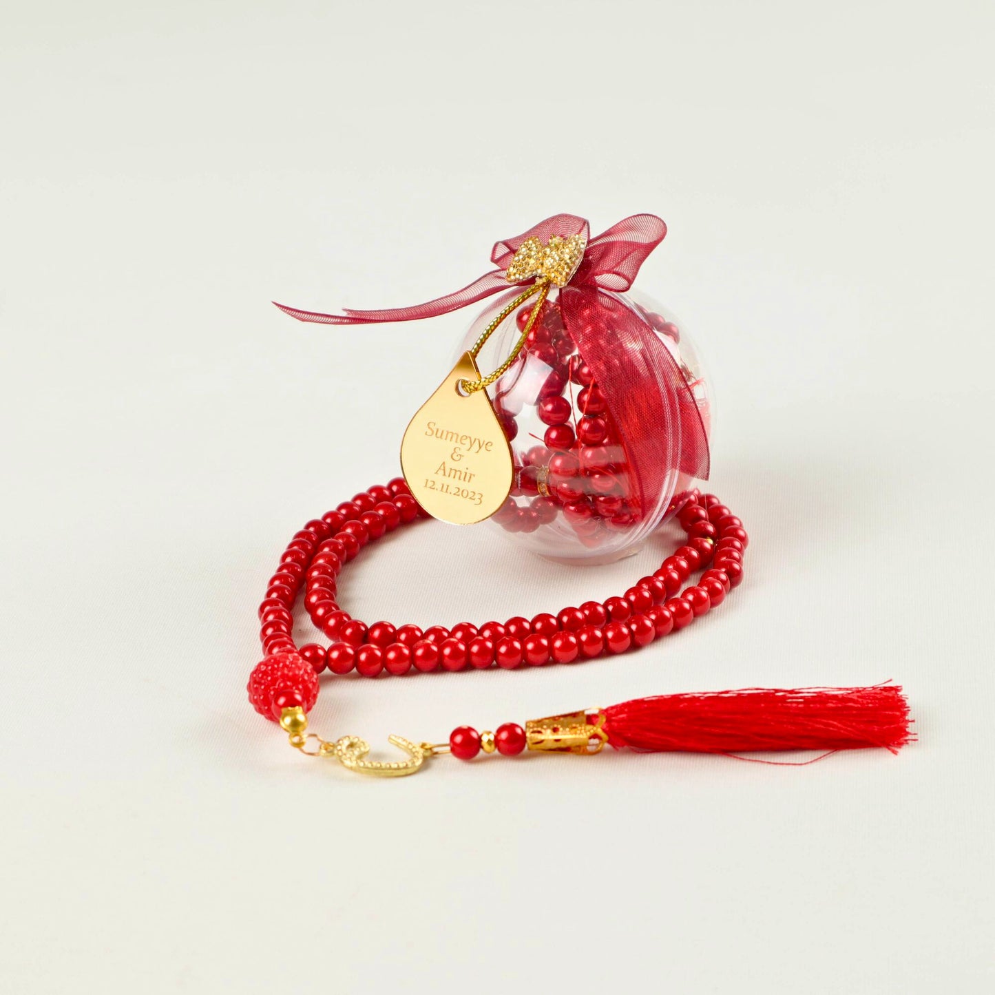 Personalized Pearl Prayer Beads Muslim Wedding Baby Shower Ramadan Gift - Islamic Elite Favors is a handmade gift shop offering a wide variety of unique and personalized gifts for all occasions. Whether you're looking for the perfect Ramadan, Eid, Hajj, wedding gift or something special for a birthday, baby shower or anniversary, we have something for everyone. High quality, made with love.