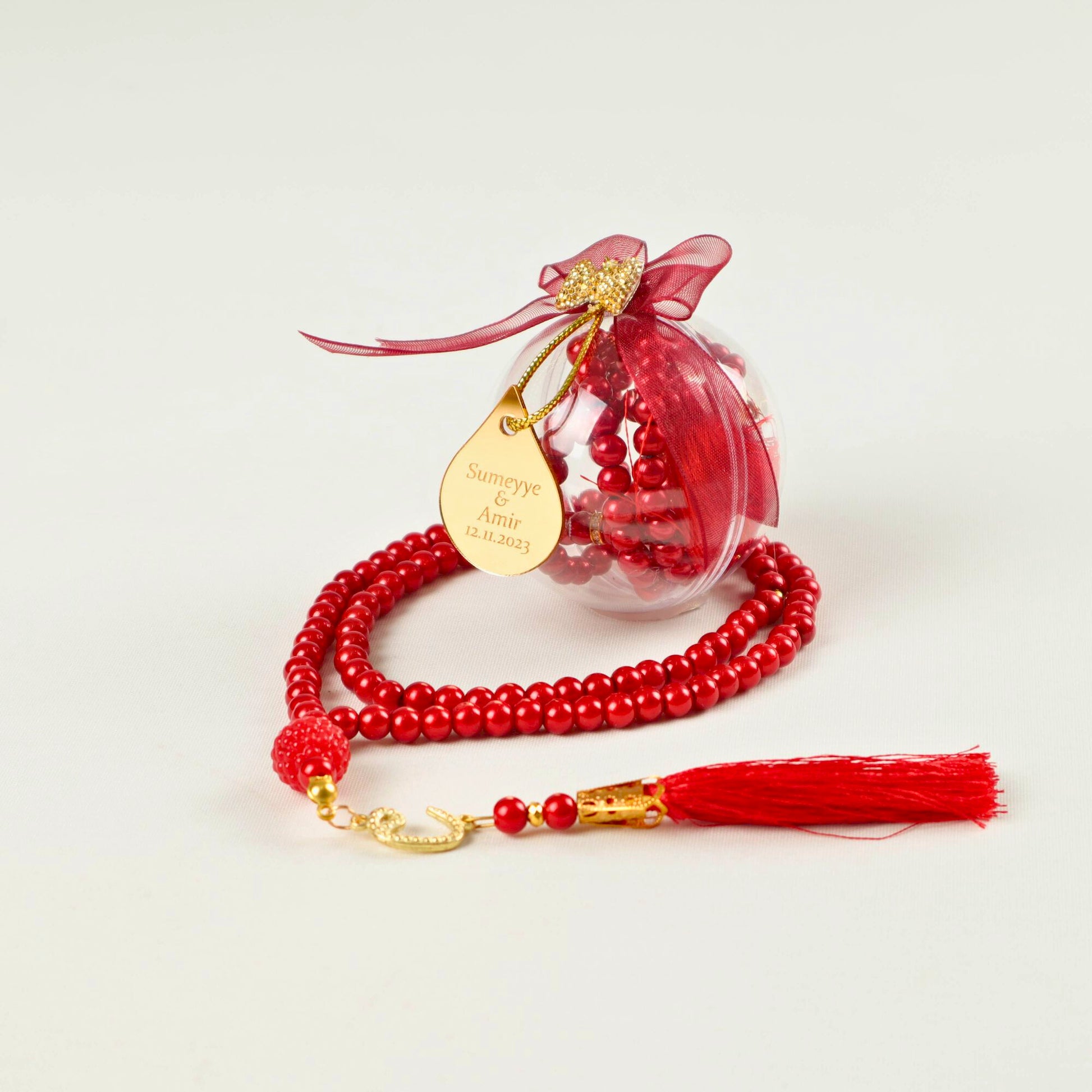 Personalized Pearl Prayer Beads Muslim Wedding Baby Shower Ramadan Gift - Islamic Elite Favors is a handmade gift shop offering a wide variety of unique and personalized gifts for all occasions. Whether you're looking for the perfect Ramadan, Eid, Hajj, wedding gift or something special for a birthday, baby shower or anniversary, we have something for everyone. High quality, made with love.