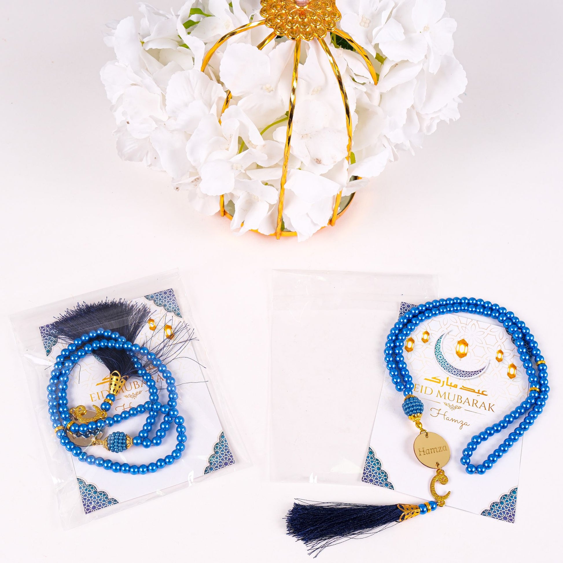 Personalized Prayer Beads with Greeting Thank You Card Islamic Favors - Islamic Elite Favors is a handmade gift shop offering a wide variety of unique and personalized gifts for all occasions. Whether you're looking for the perfect Ramadan, Eid, Hajj, wedding gift or something special for a birthday, baby shower or anniversary, we have something for everyone. High quality, made with love.
