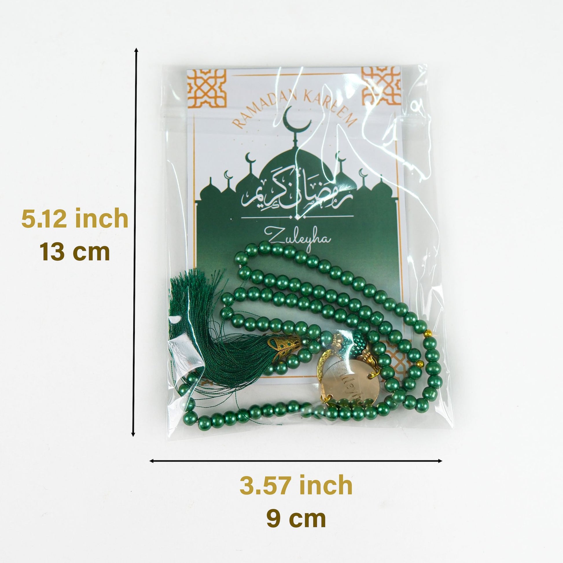 Personalized Prayer Beads with Greeting Thank You Card Islamic Favors - Islamic Elite Favors is a handmade gift shop offering a wide variety of unique and personalized gifts for all occasions. Whether you're looking for the perfect Ramadan, Eid, Hajj, wedding gift or something special for a birthday, baby shower or anniversary, we have something for everyone. High quality, made with love.