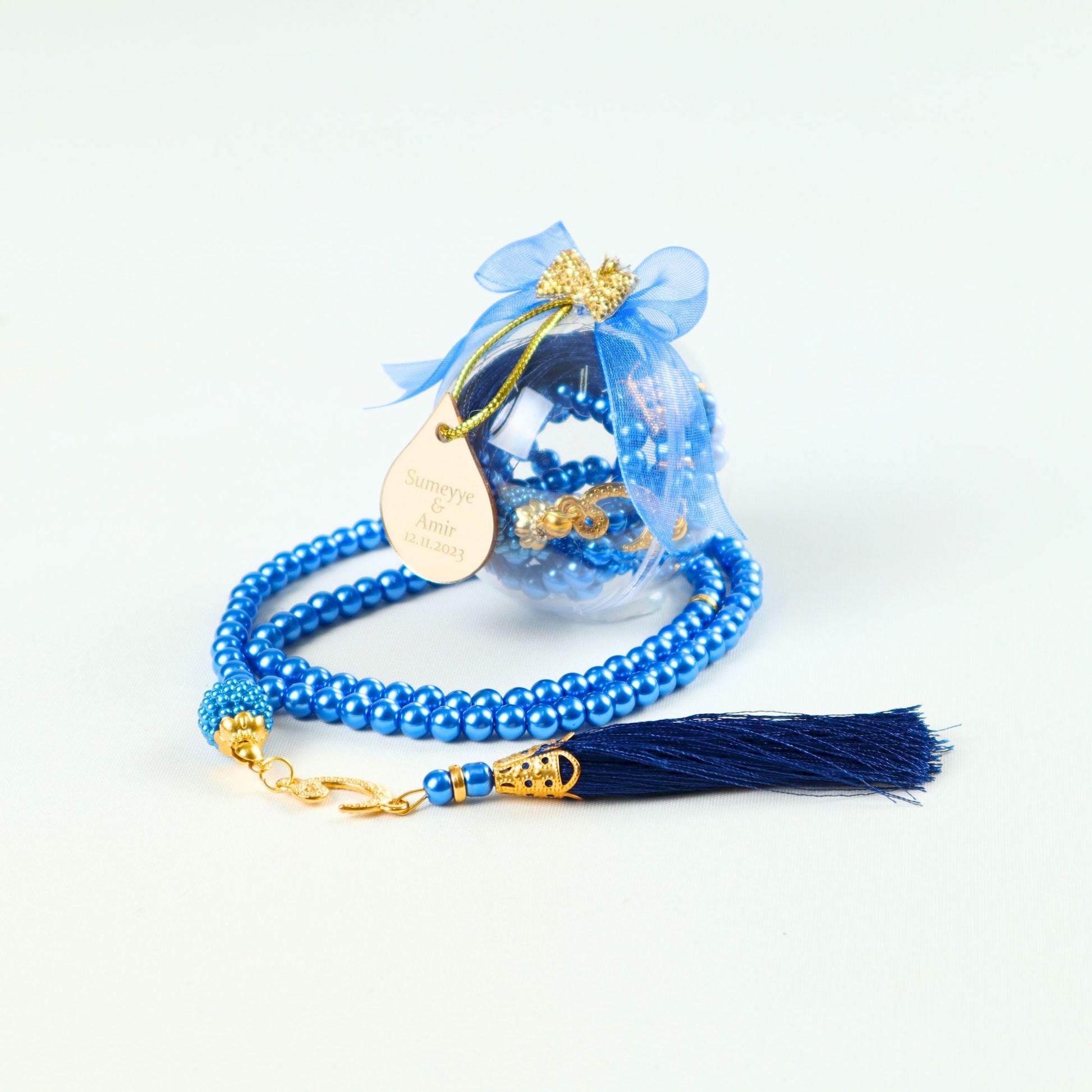 Personalized Pearl Prayer Beads Muslim Wedding Baby Shower Ramadan Gift - Islamic Elite Favors is a handmade gift shop offering a wide variety of unique and personalized gifts for all occasions. Whether you're looking for the perfect Ramadan, Eid, Hajj, wedding gift or something special for a birthday, baby shower or anniversary, we have something for everyone. High quality, made with love.
