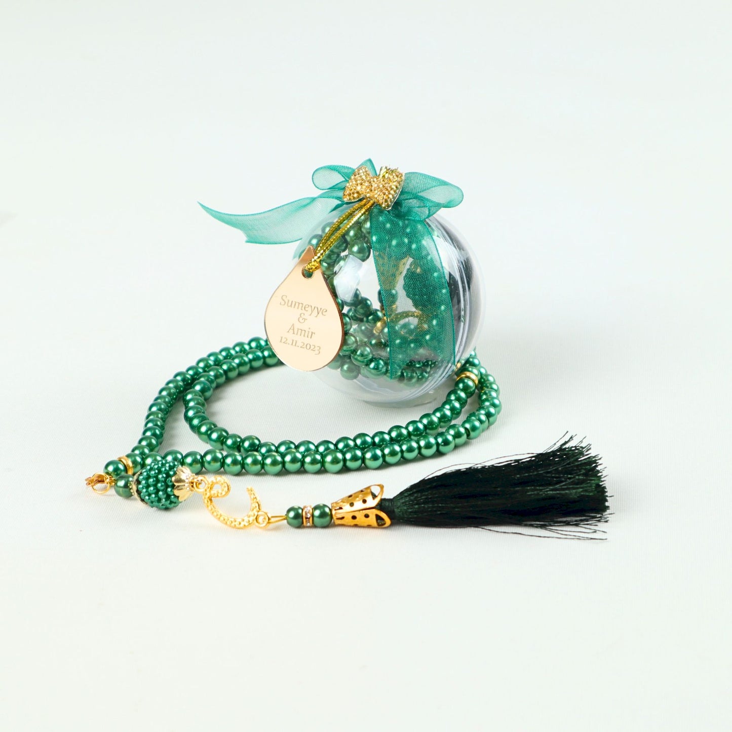Personalized Pearl Prayer Beads Muslim Wedding Baby Shower Ramadan Gift - Islamic Elite Favors is a handmade gift shop offering a wide variety of unique and personalized gifts for all occasions. Whether you're looking for the perfect Ramadan, Eid, Hajj, wedding gift or something special for a birthday, baby shower or anniversary, we have something for everyone. High quality, made with love.