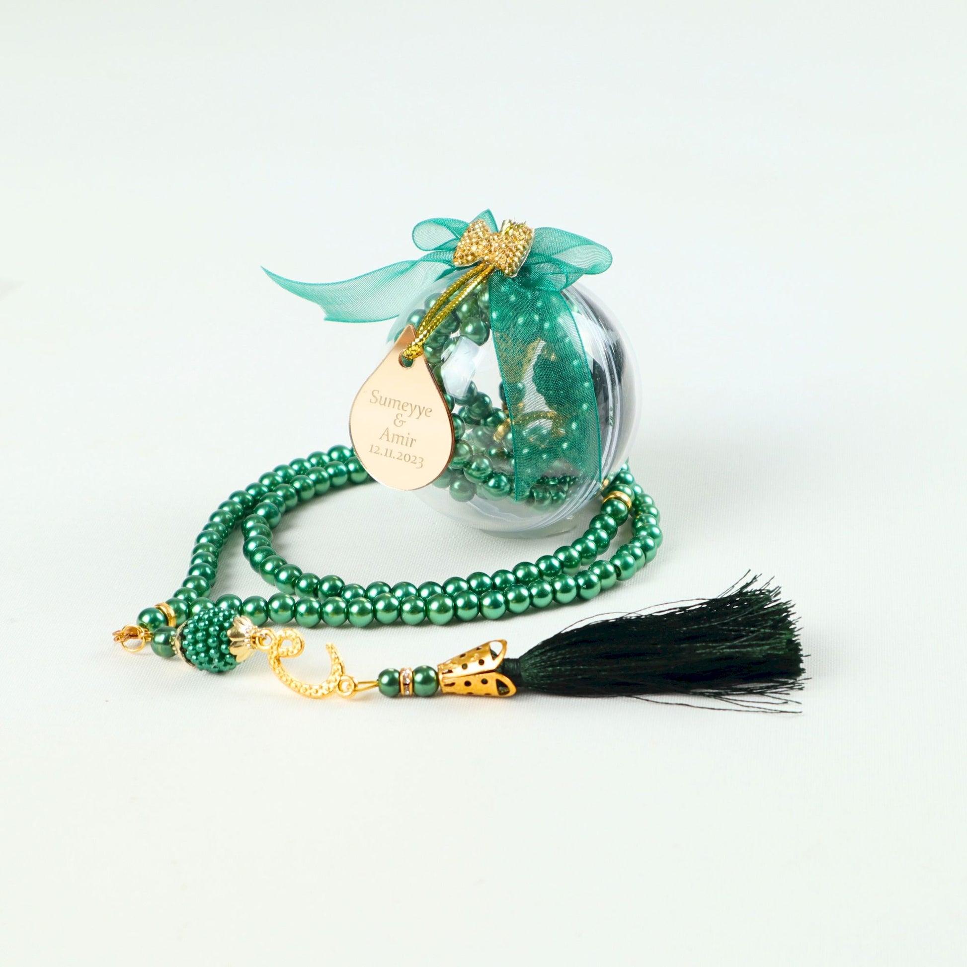 Personalized Pearl Prayer Beads Muslim Wedding Baby Shower Ramadan Gift - Islamic Elite Favors is a handmade gift shop offering a wide variety of unique and personalized gifts for all occasions. Whether you're looking for the perfect Ramadan, Eid, Hajj, wedding gift or something special for a birthday, baby shower or anniversary, we have something for everyone. High quality, made with love.