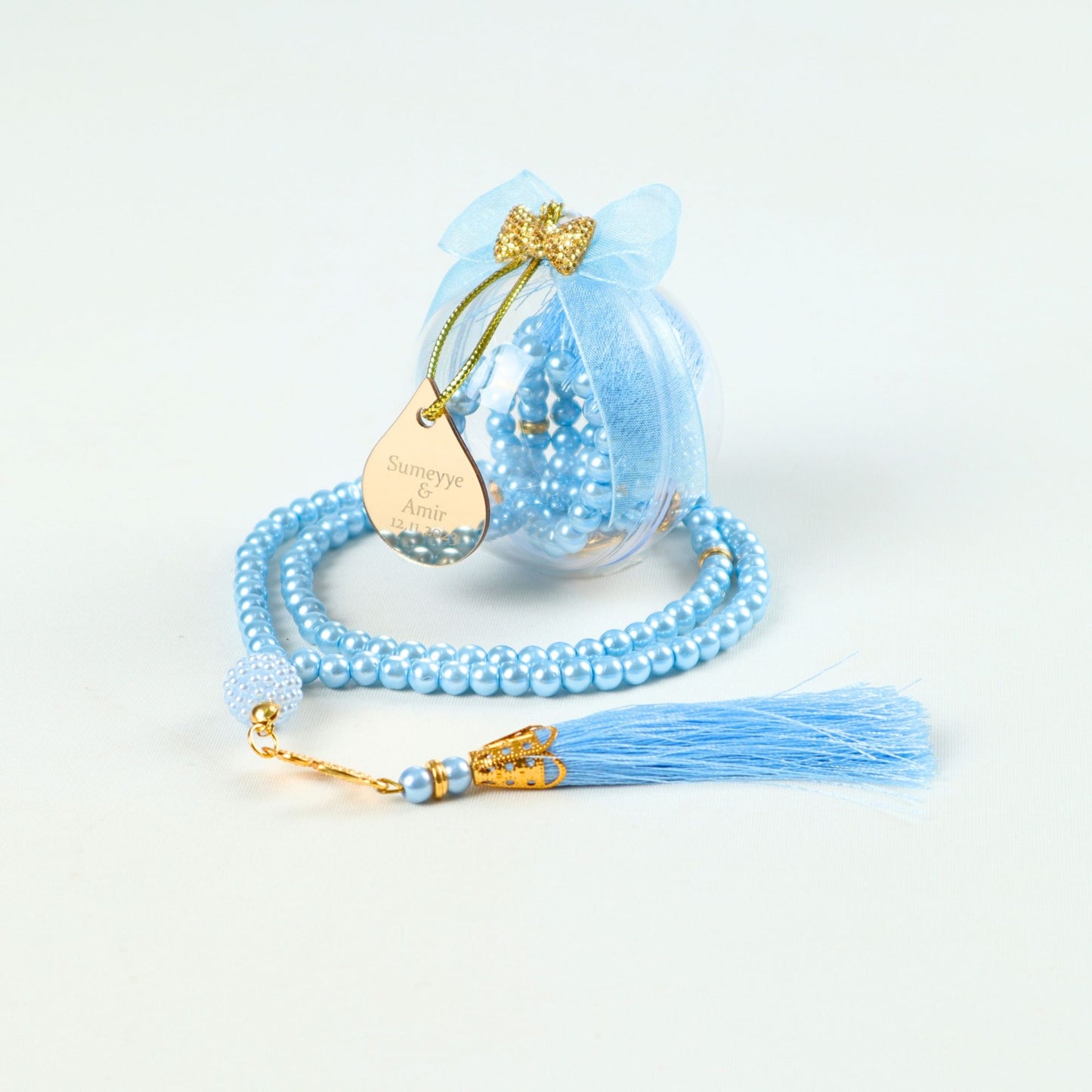 Personalized Pearl Prayer Beads Muslim Wedding Baby Shower Ramadan Gift - Islamic Elite Favors is a handmade gift shop offering a wide variety of unique and personalized gifts for all occasions. Whether you're looking for the perfect Ramadan, Eid, Hajj, wedding gift or something special for a birthday, baby shower or anniversary, we have something for everyone. High quality, made with love.