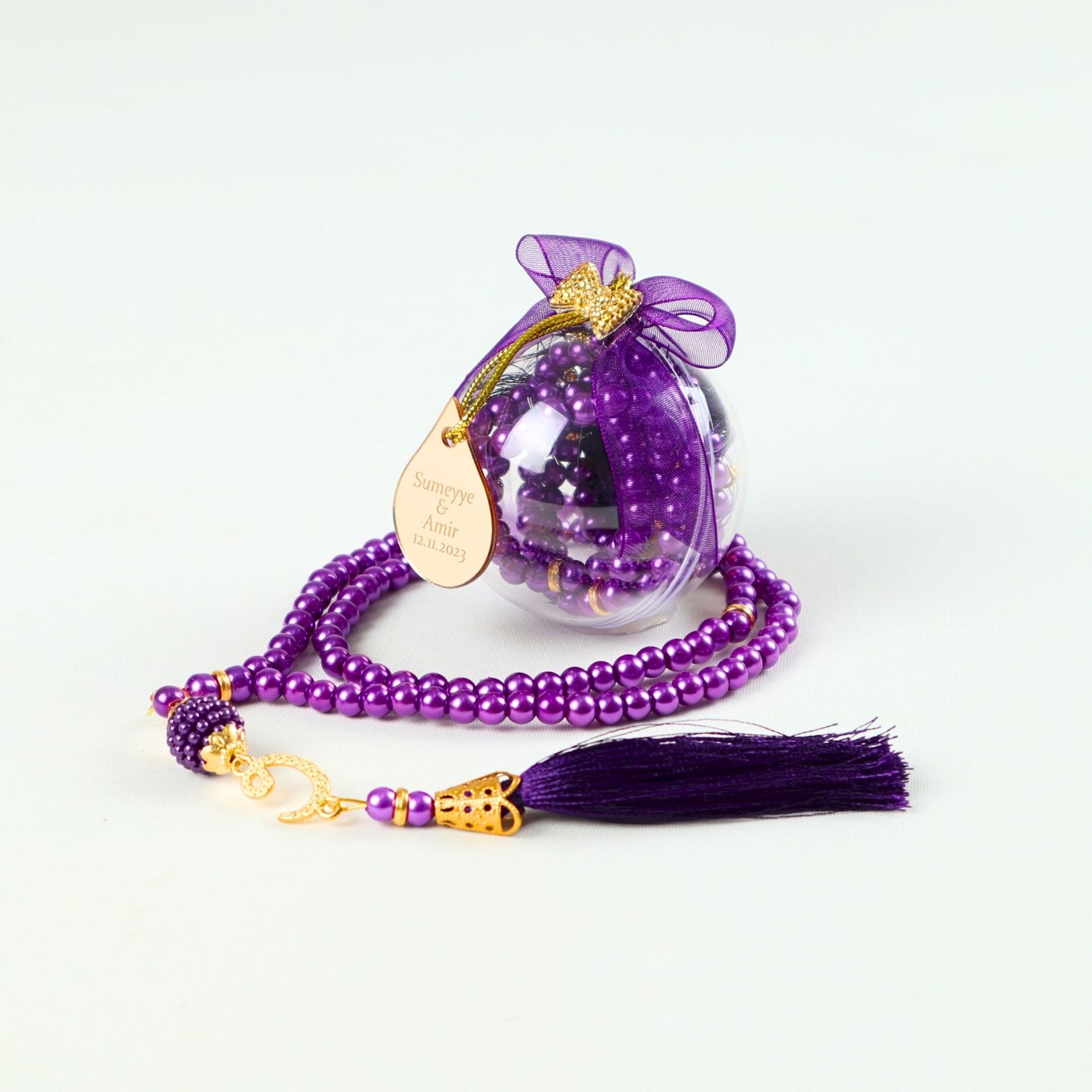 Personalized Pearl Prayer Beads Muslim Wedding Baby Shower Ramadan Gift - Islamic Elite Favors is a handmade gift shop offering a wide variety of unique and personalized gifts for all occasions. Whether you're looking for the perfect Ramadan, Eid, Hajj, wedding gift or something special for a birthday, baby shower or anniversary, we have something for everyone. High quality, made with love.