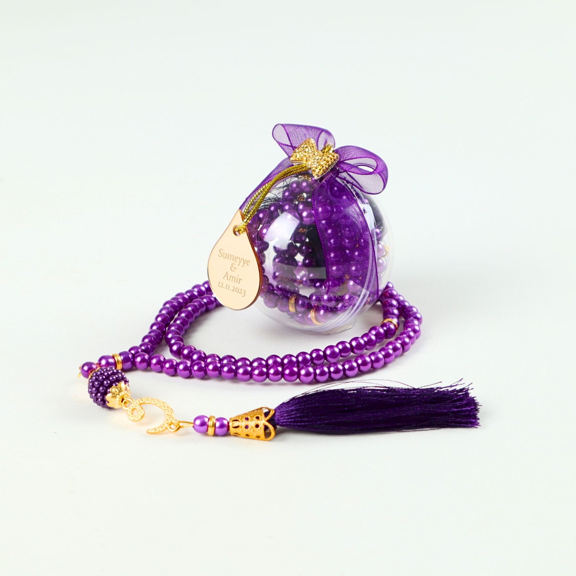 Personalized Pearl Prayer Beads Muslim Wedding Baby Shower Ramadan Gift - Islamic Elite Favors is a handmade gift shop offering a wide variety of unique and personalized gifts for all occasions. Whether you're looking for the perfect Ramadan, Eid, Hajj, wedding gift or something special for a birthday, baby shower or anniversary, we have something for everyone. High quality, made with love.