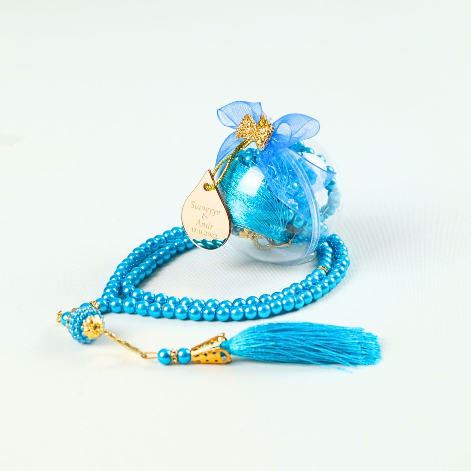 Personalized Pearl Prayer Beads Muslim Wedding Baby Shower Ramadan Gift - Islamic Elite Favors is a handmade gift shop offering a wide variety of unique and personalized gifts for all occasions. Whether you're looking for the perfect Ramadan, Eid, Hajj, wedding gift or something special for a birthday, baby shower or anniversary, we have something for everyone. High quality, made with love.