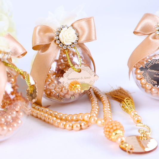 Personalized Pearl Prayer Bead Muslim Wedding Baby Shower Ramadan Gift - Islamic Elite Favors is a handmade gift shop offering a wide variety of unique and personalized gifts for all occasions. Whether you're looking for the perfect Ramadan, Eid, Hajj, wedding gift or something special for a birthday, baby shower or anniversary, we have something for everyone. High quality, made with love.