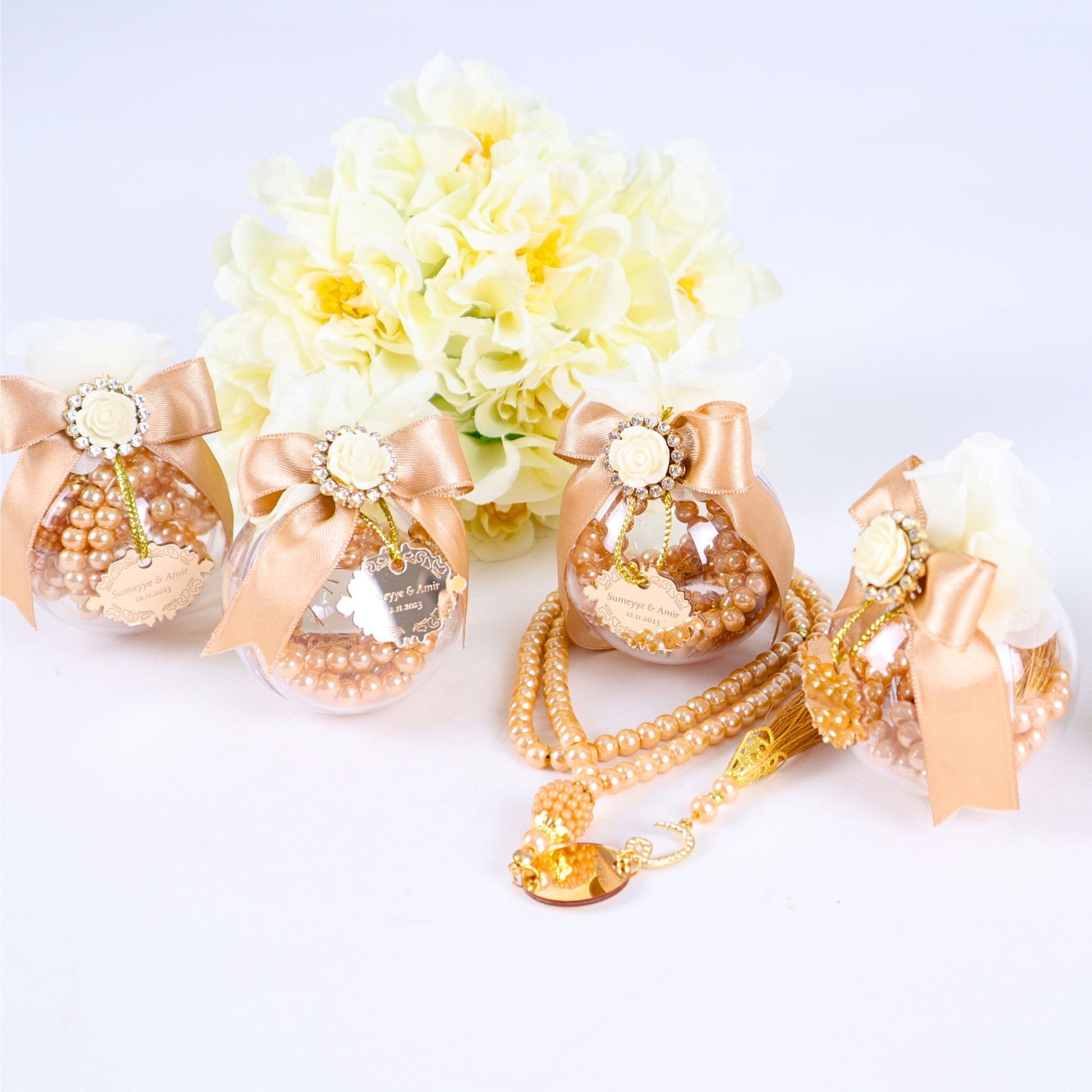 Personalized Pearl Prayer Bead Muslim Wedding Baby Shower Ramadan Gift - Islamic Elite Favors is a handmade gift shop offering a wide variety of unique and personalized gifts for all occasions. Whether you're looking for the perfect Ramadan, Eid, Hajj, wedding gift or something special for a birthday, baby shower or anniversary, we have something for everyone. High quality, made with love.