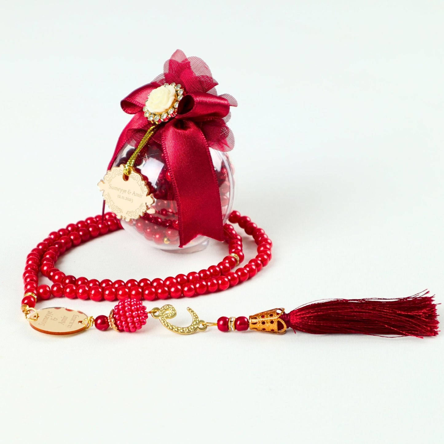 Personalized Pearl Prayer Bead Muslim Wedding Baby Shower Ramadan Gift - Islamic Elite Favors is a handmade gift shop offering a wide variety of unique and personalized gifts for all occasions. Whether you're looking for the perfect Ramadan, Eid, Hajj, wedding gift or something special for a birthday, baby shower or anniversary, we have something for everyone. High quality, made with love.