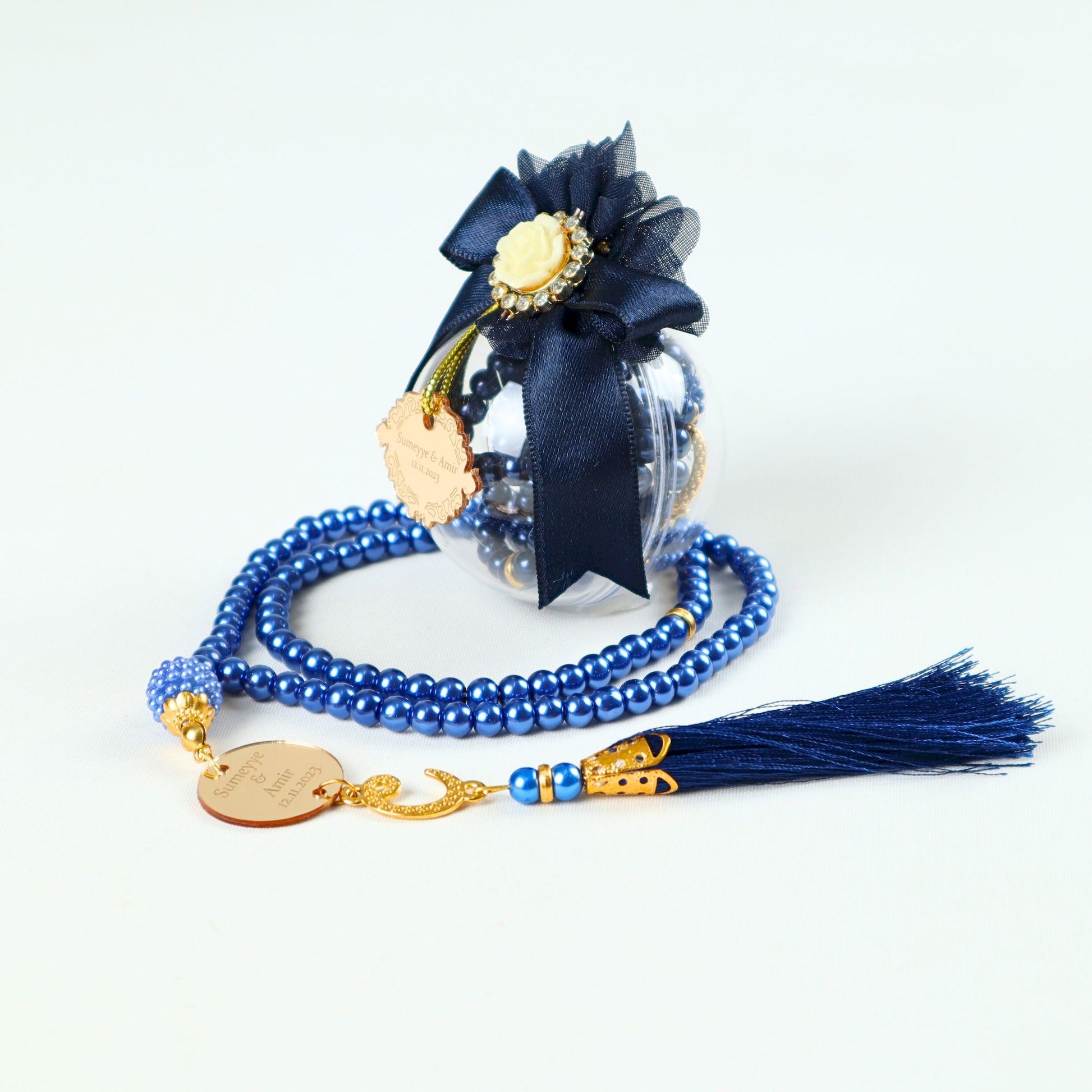 Personalized Pearl Prayer Bead Muslim Wedding Baby Shower Ramadan Gift - Islamic Elite Favors is a handmade gift shop offering a wide variety of unique and personalized gifts for all occasions. Whether you're looking for the perfect Ramadan, Eid, Hajj, wedding gift or something special for a birthday, baby shower or anniversary, we have something for everyone. High quality, made with love.