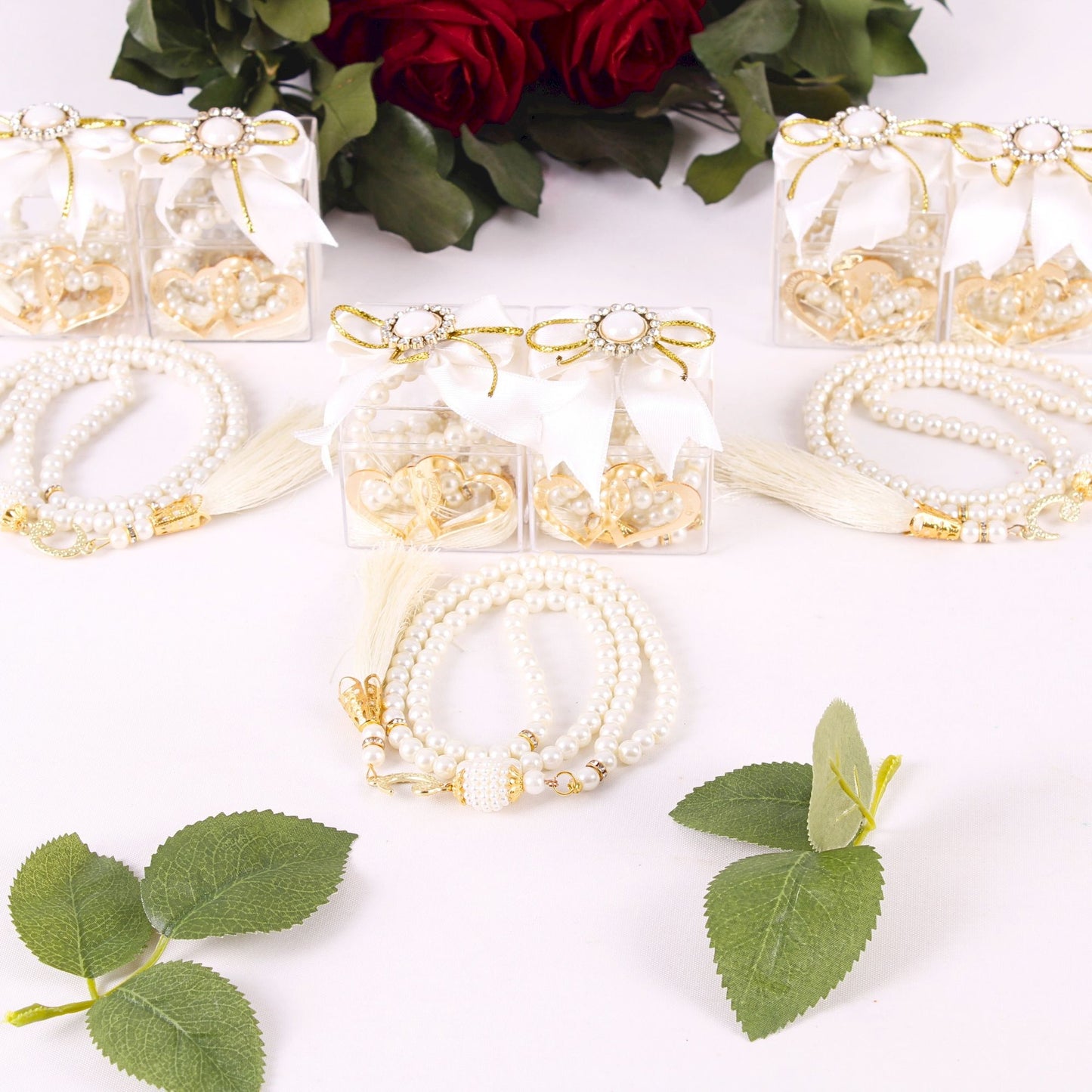 Personalized Prayer Bead Wedding Favor Decorated Box with Double Heart - Islamic Elite Favors is a handmade gift shop offering a wide variety of unique and personalized gifts for all occasions. Whether you're looking for the perfect Ramadan, Eid, Hajj, wedding gift or something special for a birthday, baby shower or anniversary, we have something for everyone. High quality, made with love.