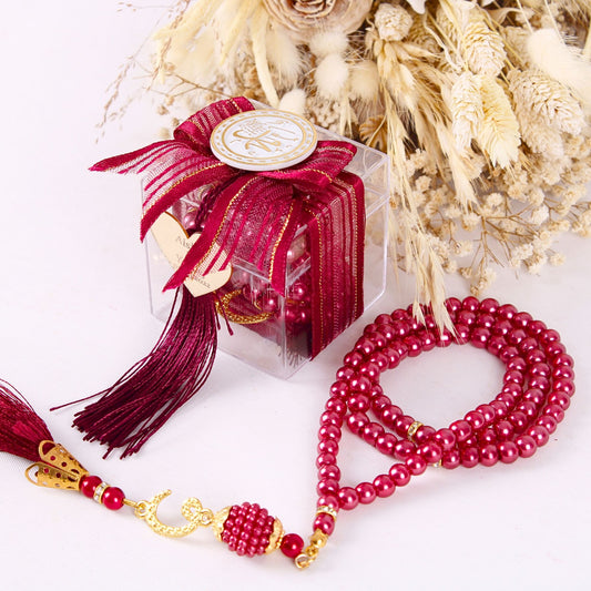 Personalized Prayer Beads Wedding Favor Decorated Gift Box with Heart - Islamic Elite Favors is a handmade gift shop offering a wide variety of unique and personalized gifts for all occasions. Whether you're looking for the perfect Ramadan, Eid, Hajj, wedding gift or something special for a birthday, baby shower or anniversary, we have something for everyone. High quality, made with love.