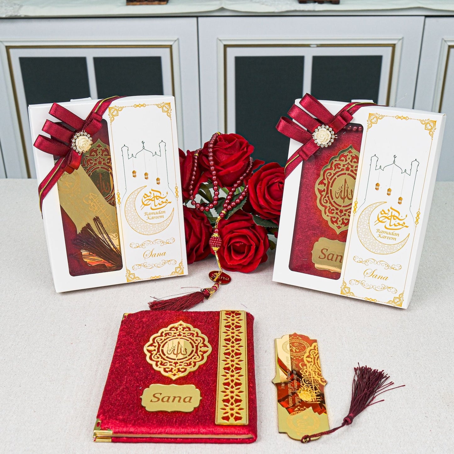 Personalized Yaseen Dua Book Bookmark Tasbeeh Islam Muslim Gift Set - Islamic Elite Favors is a handmade gift shop offering a wide variety of unique and personalized gifts for all occasions. Whether you're looking for the perfect Ramadan, Eid, Hajj, wedding gift or something special for a birthday, baby shower or anniversary, we have something for everyone. High quality, made with love.