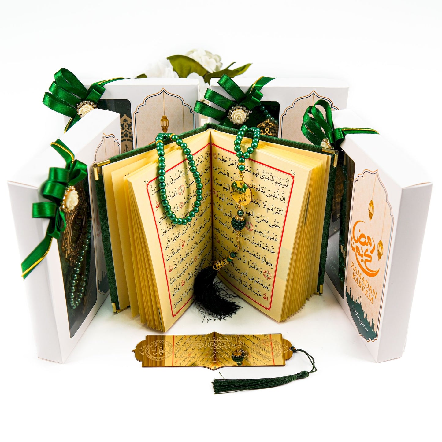Personalized Yaseen Dua Book Bookmark Tasbeeh Islam Muslim Gift Set - Islamic Elite Favors is a handmade gift shop offering a wide variety of unique and personalized gifts for all occasions. Whether you're looking for the perfect Ramadan, Eid, Hajj, wedding gift or something special for a birthday, baby shower or anniversary, we have something for everyone. High quality, made with love.