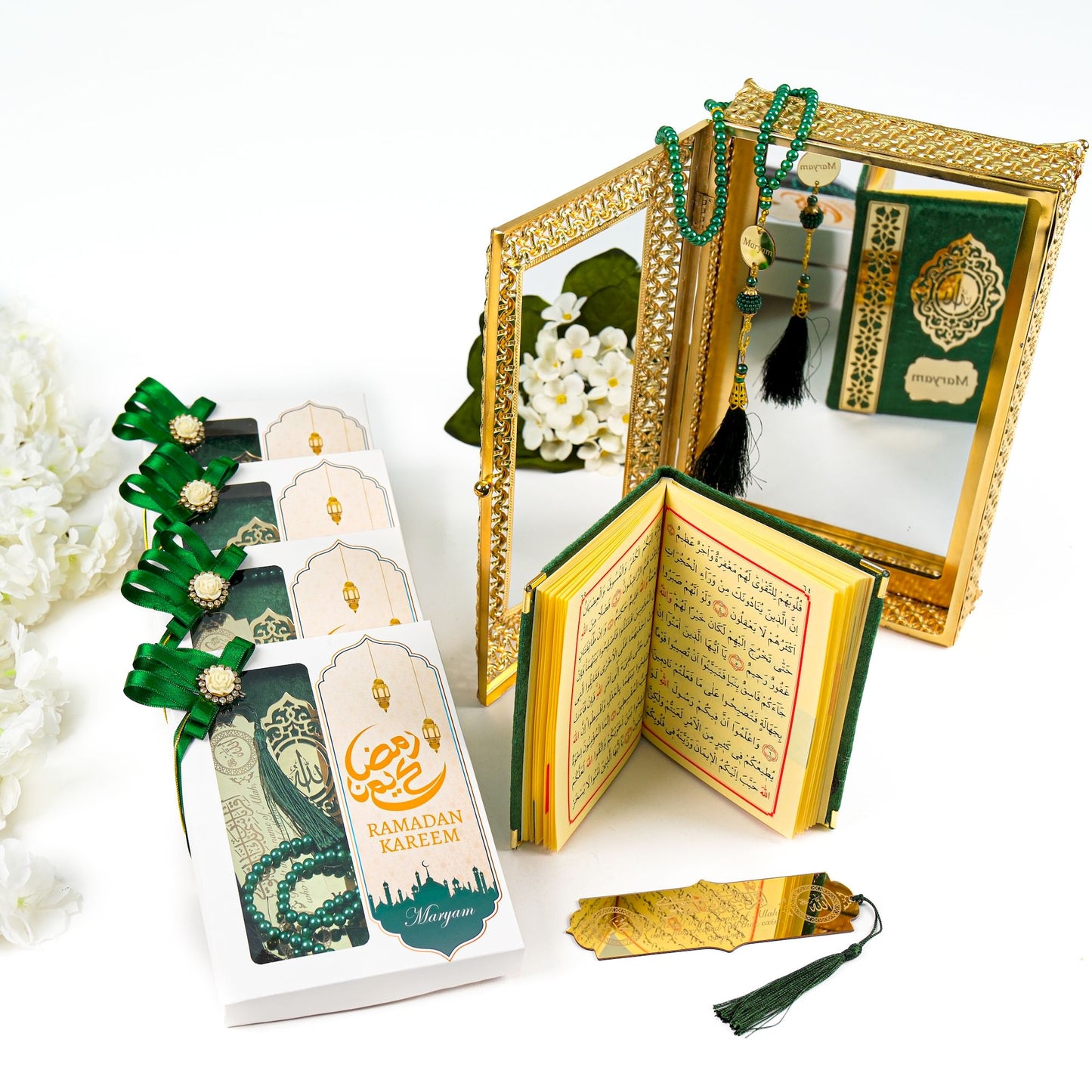 Personalized Yaseen Dua Book Bookmark Tasbeeh Islam Muslim Gift Set - Islamic Elite Favors is a handmade gift shop offering a wide variety of unique and personalized gifts for all occasions. Whether you're looking for the perfect Ramadan, Eid, Hajj, wedding gift or something special for a birthday, baby shower or anniversary, we have something for everyone. High quality, made with love.