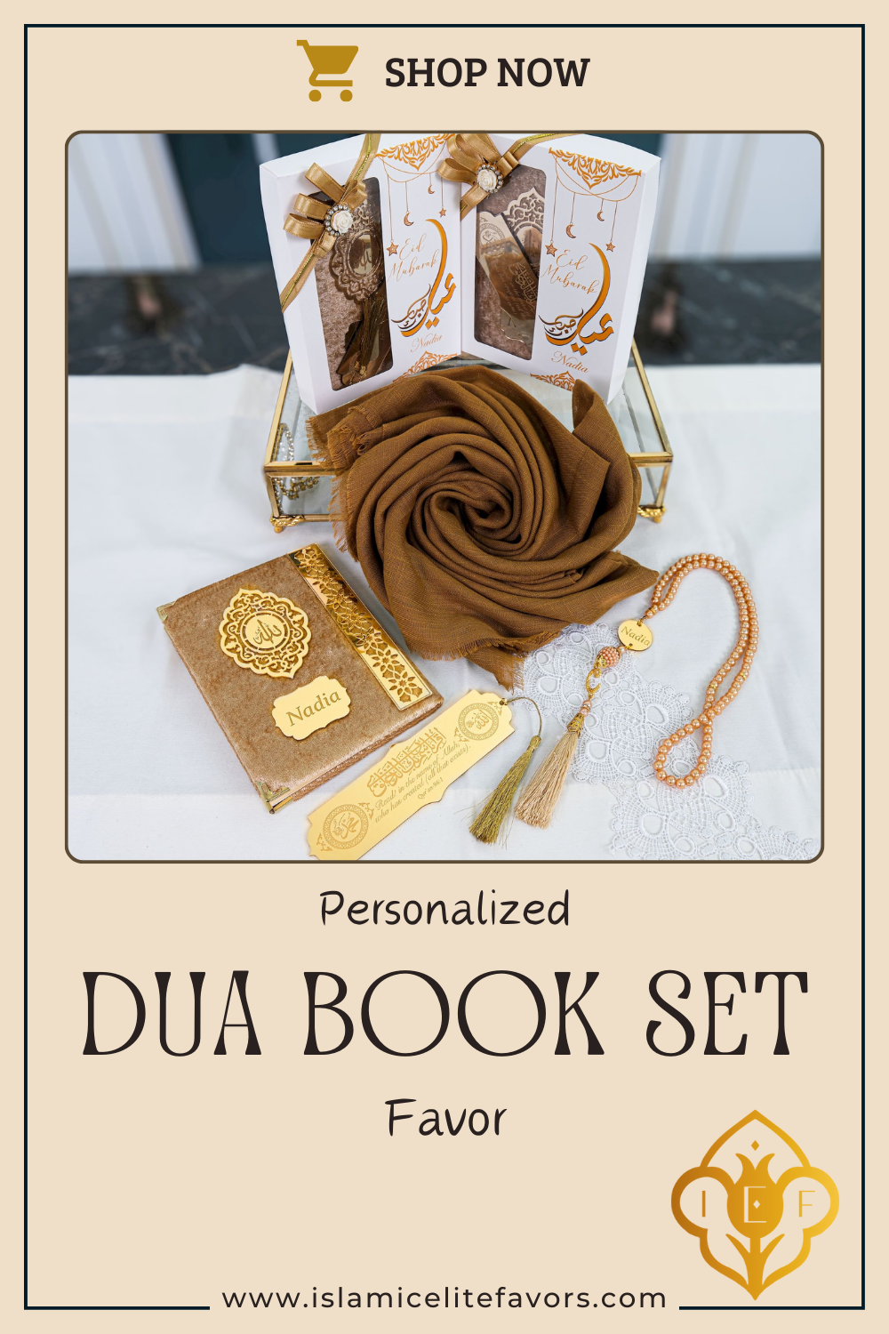 Personalized Yaseen Dua Book Hijab Bookmark Tasbeeh Ramadan Gift Set - Islamic Elite Favors is a handmade gift shop offering a wide variety of unique and personalized gifts for all occasions. Whether you're looking for the perfect Ramadan, Eid, Hajj, wedding gift or something special for a birthday, baby shower or anniversary, we have something for everyone. High quality, made with love.