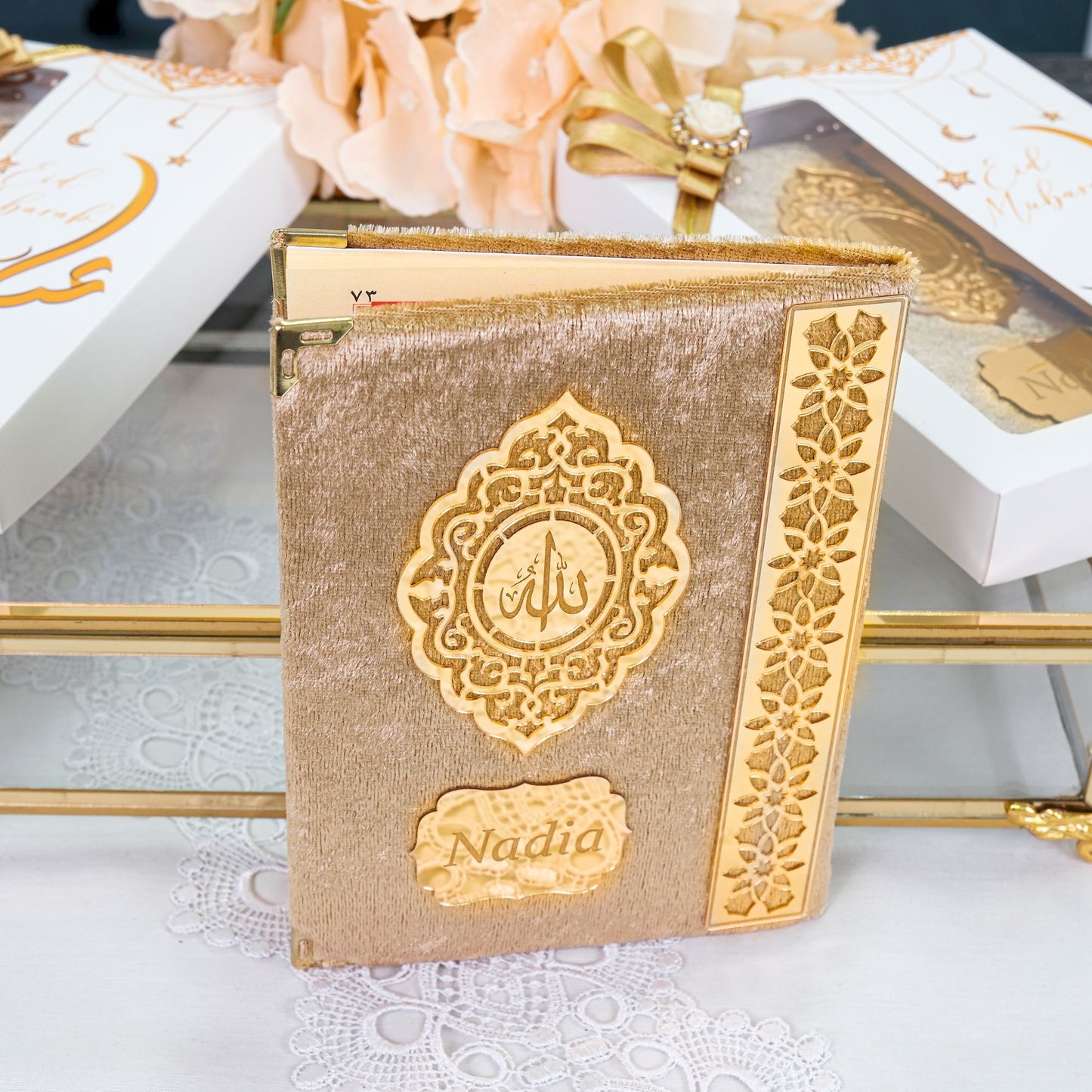 Personalized Yaseen Dua Book Hijab Bookmark Tasbeeh Ramadan Gift Set - Islamic Elite Favors is a handmade gift shop offering a wide variety of unique and personalized gifts for all occasions. Whether you're looking for the perfect Ramadan, Eid, Hajj, wedding gift or something special for a birthday, baby shower or anniversary, we have something for everyone. High quality, made with love.