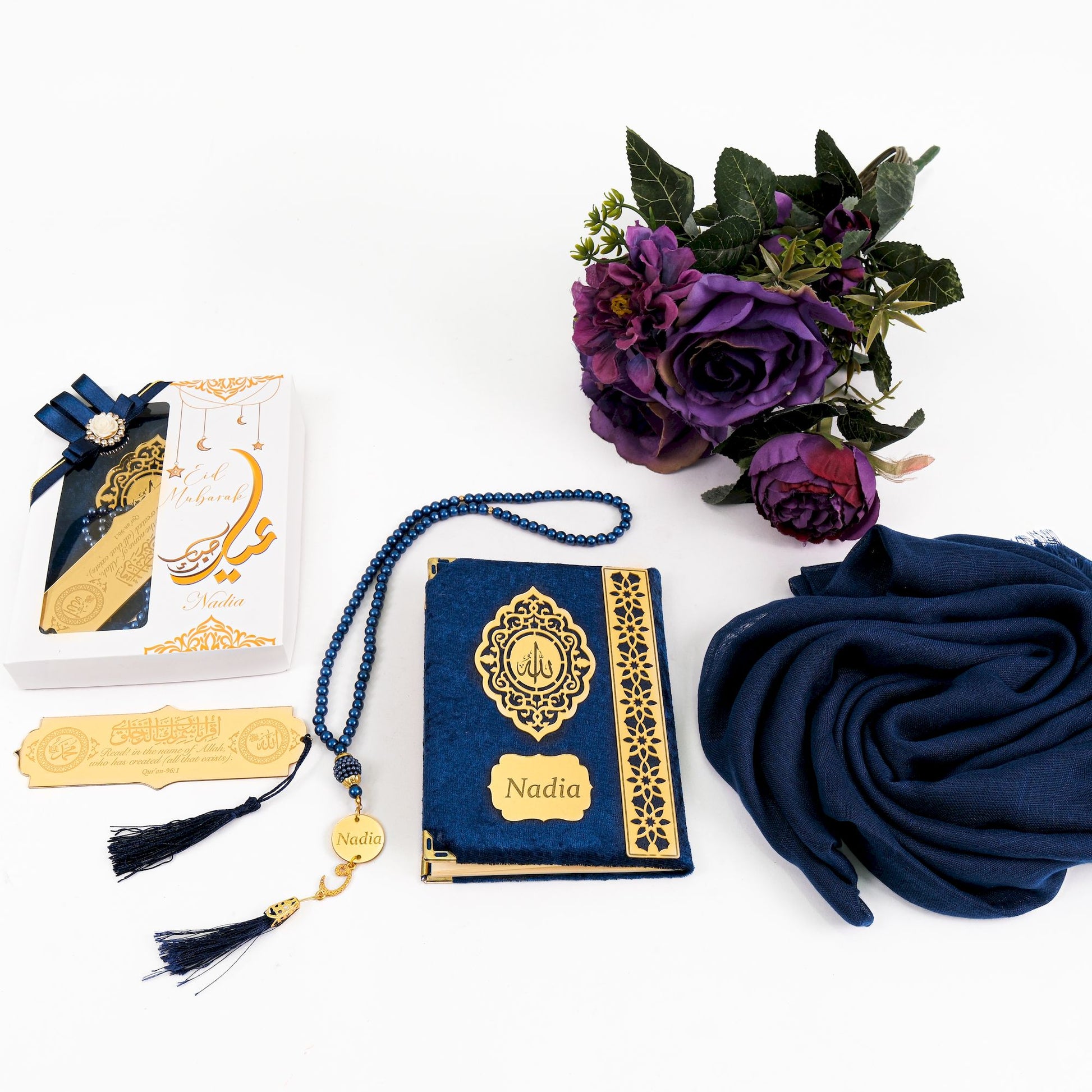 Personalized Yaseen Dua Book Hijab Bookmark Tasbeeh Ramadan Gift Set - Islamic Elite Favors is a handmade gift shop offering a wide variety of unique and personalized gifts for all occasions. Whether you're looking for the perfect Ramadan, Eid, Hajj, wedding gift or something special for a birthday, baby shower or anniversary, we have something for everyone. High quality, made with love.