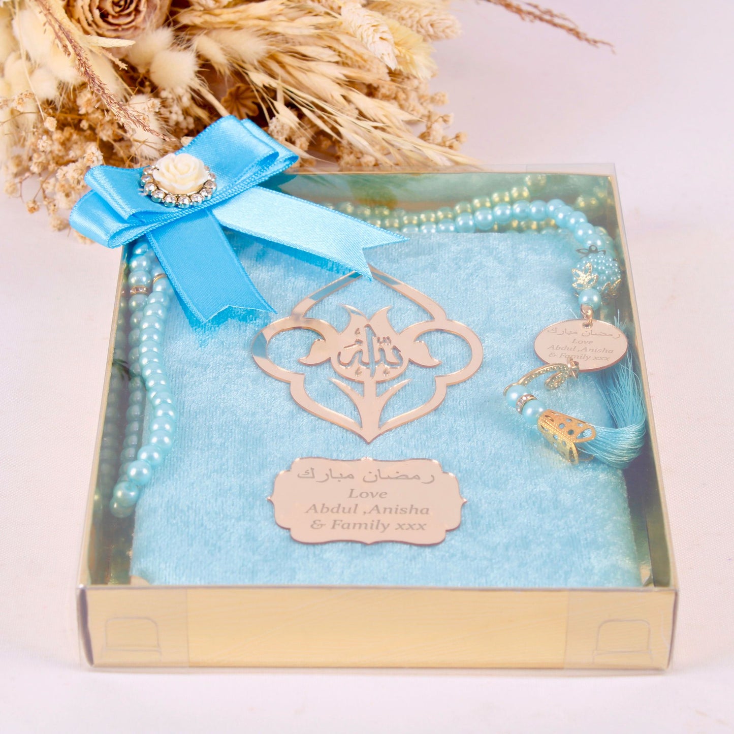 Personalized Wedding Favor Velvet Dua Book Pearl Tasbeeh Tulip Theme - Islamic Elite Favors is a handmade gift shop offering a wide variety of unique and personalized gifts for all occasions. Whether you're looking for the perfect Ramadan, Eid, Hajj, wedding gift or something special for a birthday, baby shower or anniversary, we have something for everyone. High quality, made with love.