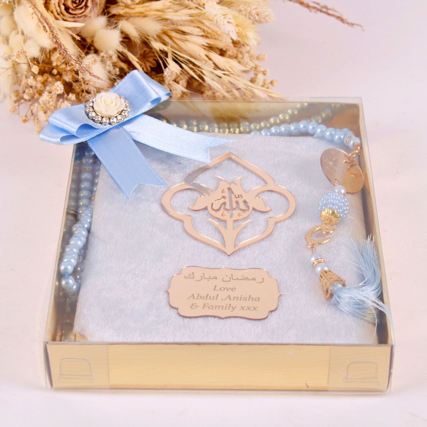 Personalized Wedding Favor Velvet Dua Book Pearl Tasbeeh Tulip Theme - Islamic Elite Favors is a handmade gift shop offering a wide variety of unique and personalized gifts for all occasions. Whether you're looking for the perfect Ramadan, Eid, Hajj, wedding gift or something special for a birthday, baby shower or anniversary, we have something for everyone. High quality, made with love.