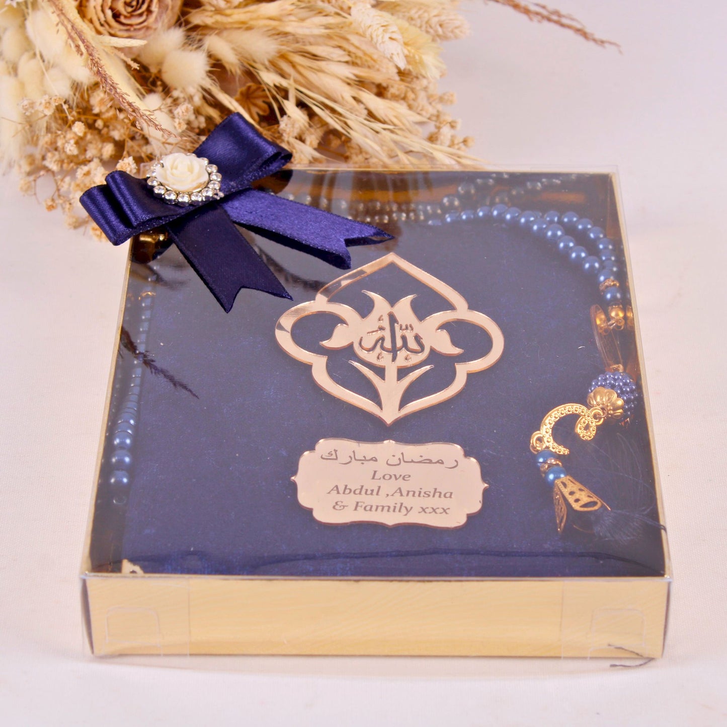 Personalized Wedding Favor Velvet Dua Book Pearl Tasbeeh Tulip Theme - Islamic Elite Favors is a handmade gift shop offering a wide variety of unique and personalized gifts for all occasions. Whether you're looking for the perfect Ramadan, Eid, Hajj, wedding gift or something special for a birthday, baby shower or anniversary, we have something for everyone. High quality, made with love.