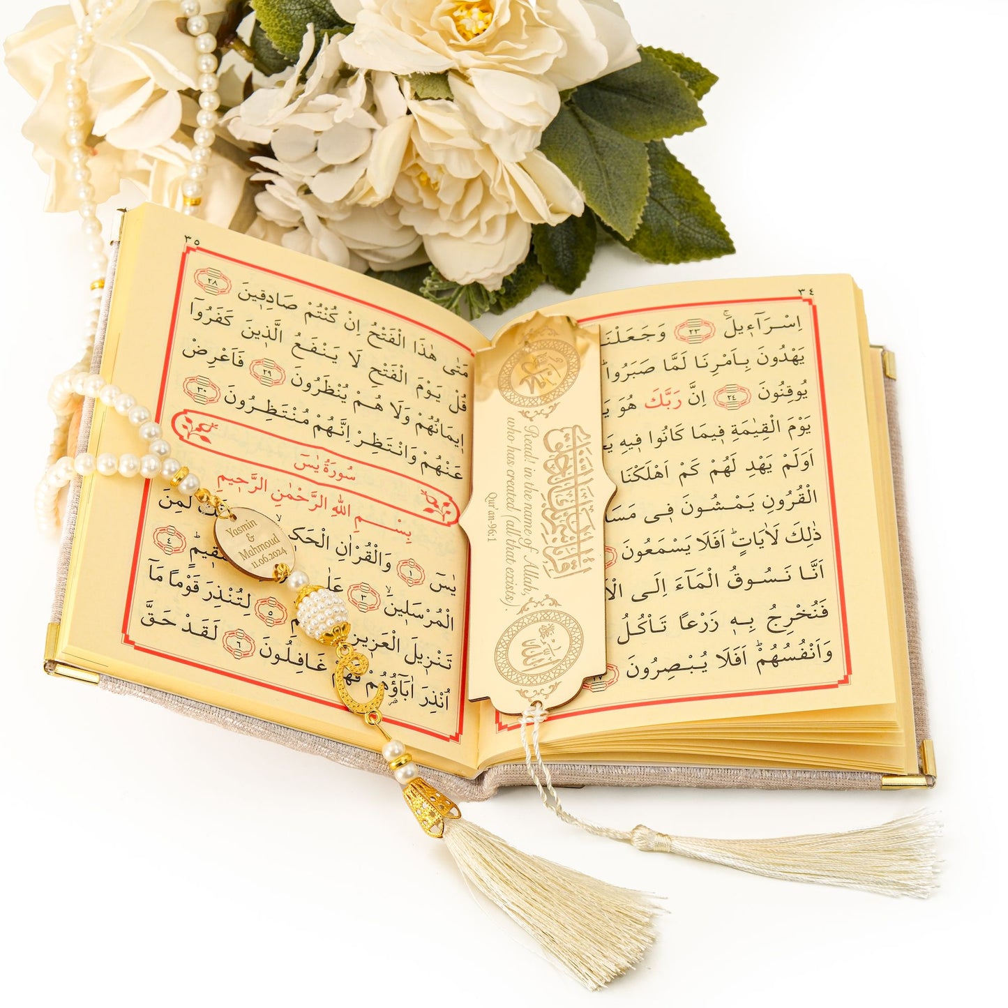 Personalized Velvet Dua Book Bookmark Tasbeeh Muslim Wedding Gift Set - Islamic Elite Favors is a handmade gift shop offering a wide variety of unique and personalized gifts for all occasions. Whether you're looking for the perfect Ramadan, Eid, Hajj, wedding gift or something special for a birthday, baby shower or anniversary, we have something for everyone. High quality, made with love.