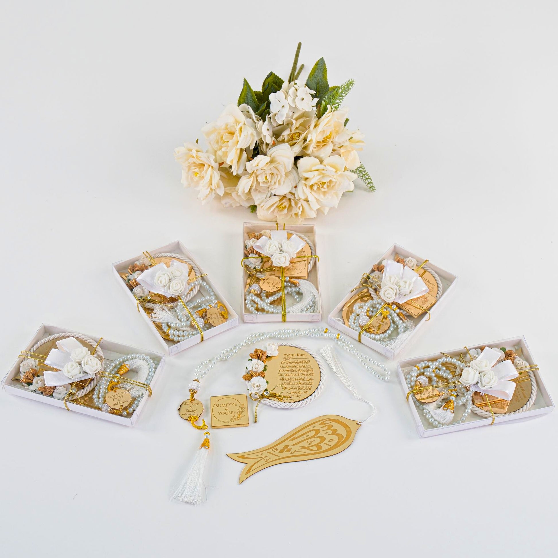 Personalized All in One Set Gift Wedding Baby Shower Eid Islam Muslim - Islamic Elite Favors is a handmade gift shop offering a wide variety of unique and personalized gifts for all occasions. Whether you're looking for the perfect Ramadan, Eid, Hajj, wedding gift or something special for a birthday, baby shower or anniversary, we have something for everyone. High quality, made with love.