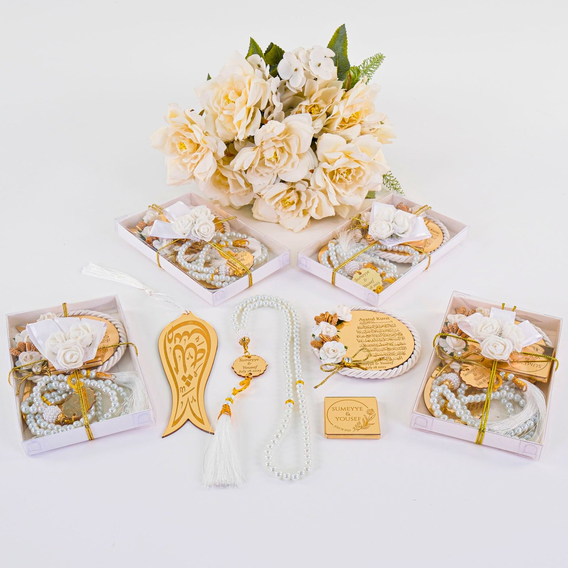 Personalized All in One Set Gift Wedding Baby Shower Eid Islam Muslim - Islamic Elite Favors is a handmade gift shop offering a wide variety of unique and personalized gifts for all occasions. Whether you're looking for the perfect Ramadan, Eid, Hajj, wedding gift or something special for a birthday, baby shower or anniversary, we have something for everyone. High quality, made with love.