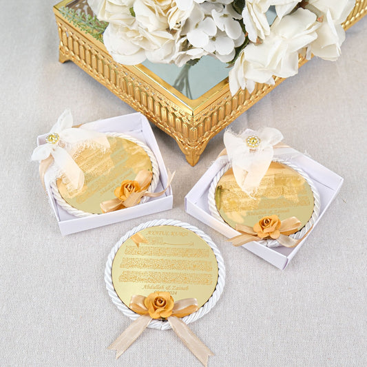 Personalized Handmade Ayatul Kursi Magnet Islam Muslim Party Favor - Islamic Elite Favors is a handmade gift shop offering a wide variety of unique and personalized gifts for all occasions. Whether you're looking for the perfect Ramadan, Eid, Hajj, wedding gift or something special for a birthday, baby shower or anniversary, we have something for everyone. High quality, made with love.